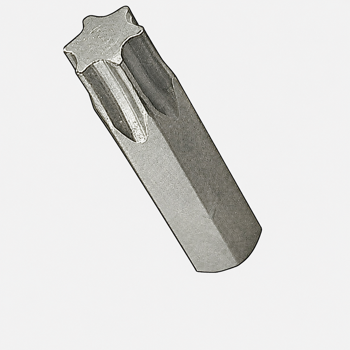 Torx Bit with Hole - TX25, 1/4 Inch Drive, 30mm Length