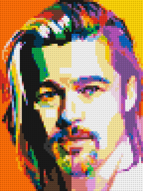Brad Pitt - Brick Art Mosaic Kit