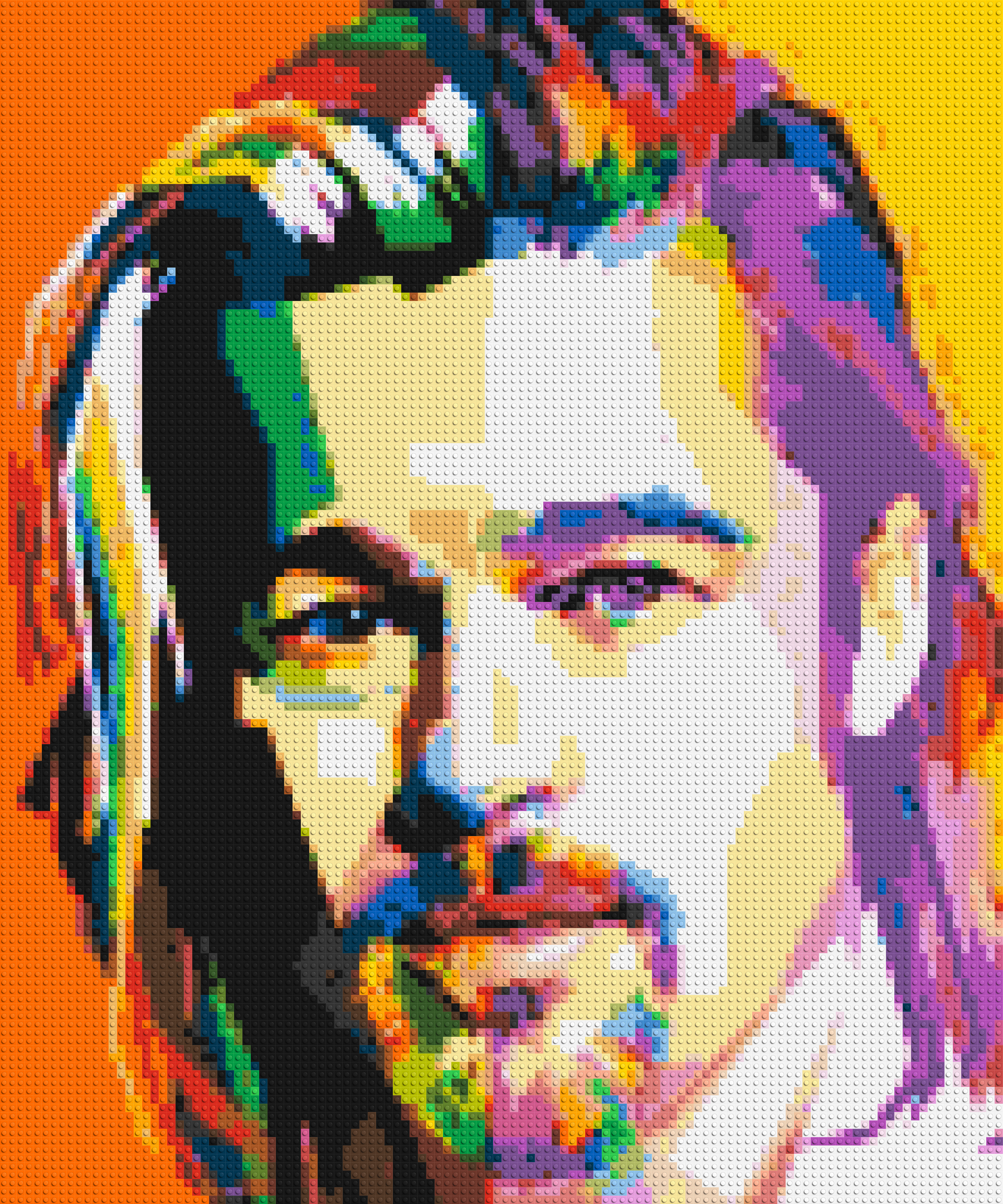 Brad Pitt - Brick Art Mosaic Kit