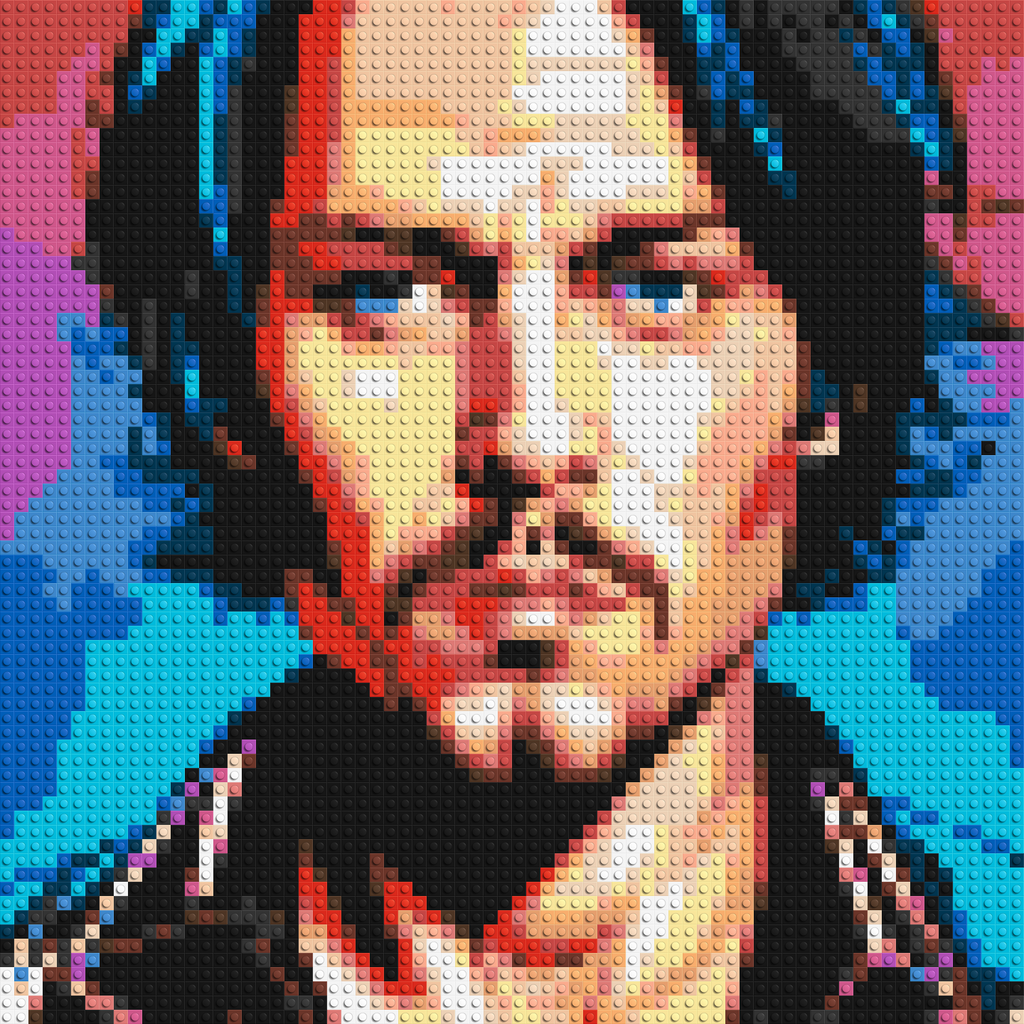 Johnny Depp - Brick Art Mosaic Kit