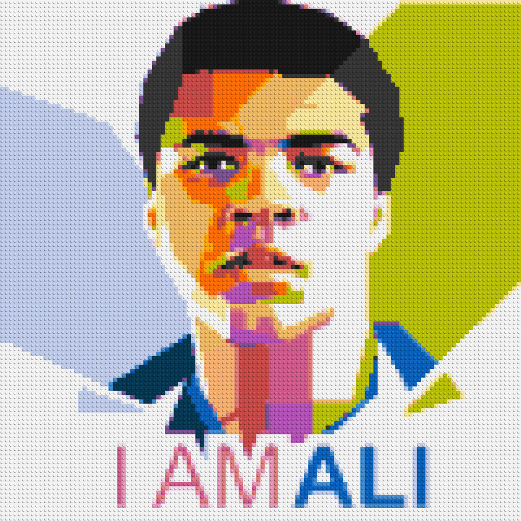 Muhammad Ali - Brick Art Mosaic Kit