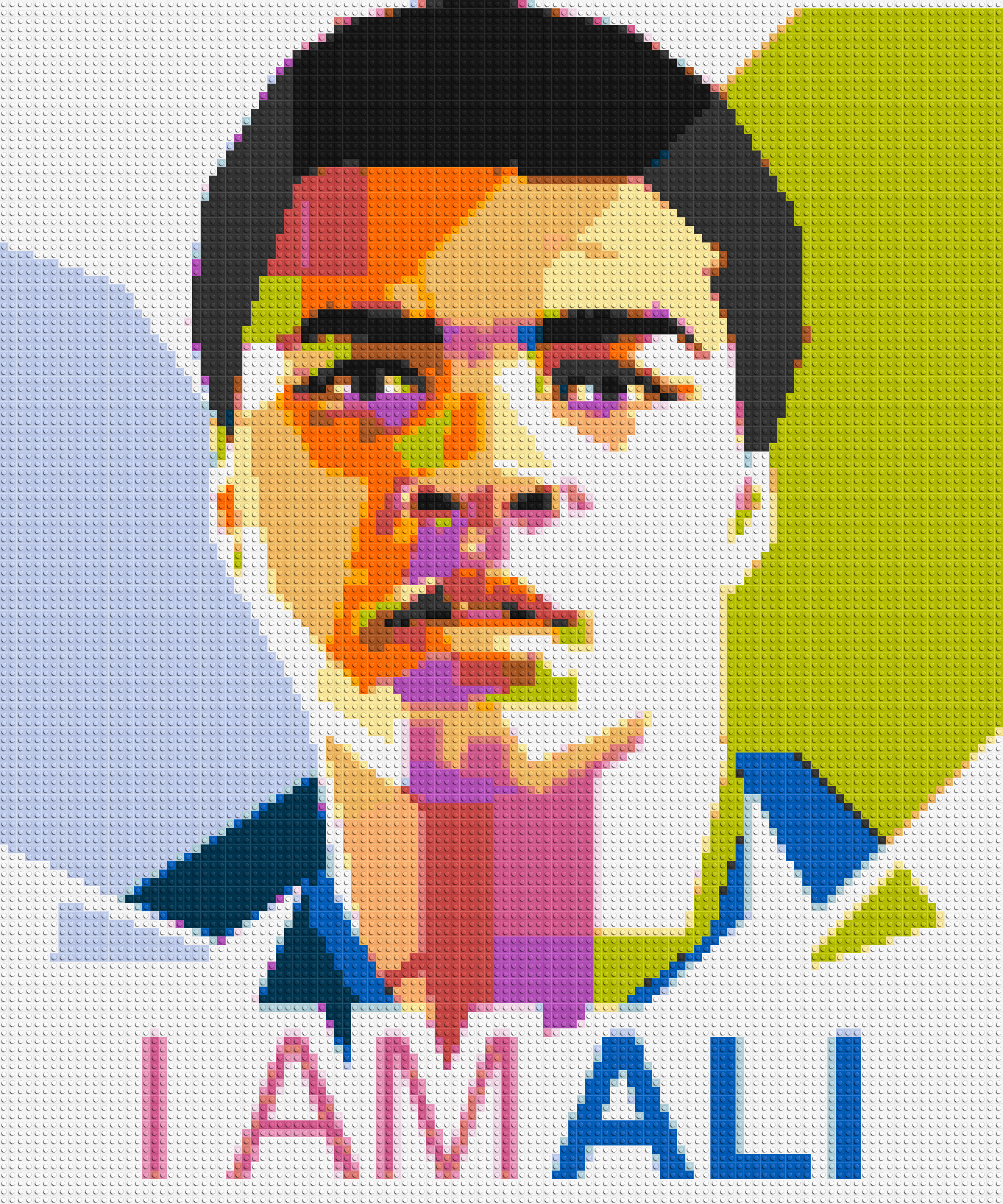 Muhammad Ali - Brick Art Mosaic Kit