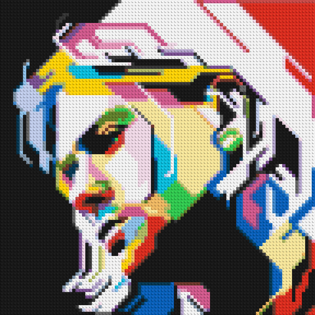 Kurt Cobain - Brick Art Mosaic Kit