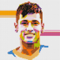 Neymar #2 - Brick Art Mosaic Kit
