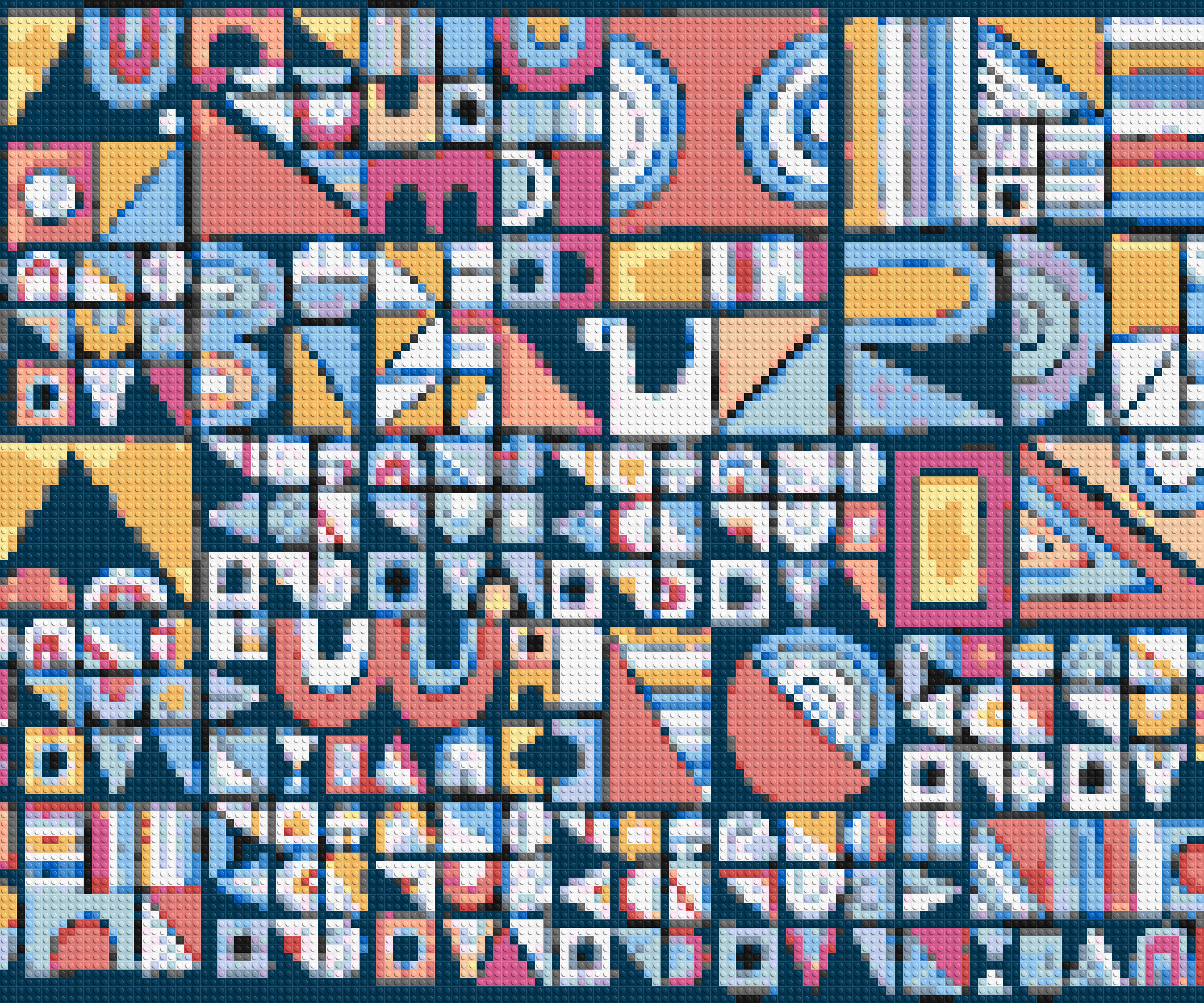 Abstract Pattern #10 - Brick Art Mosaic Kit
