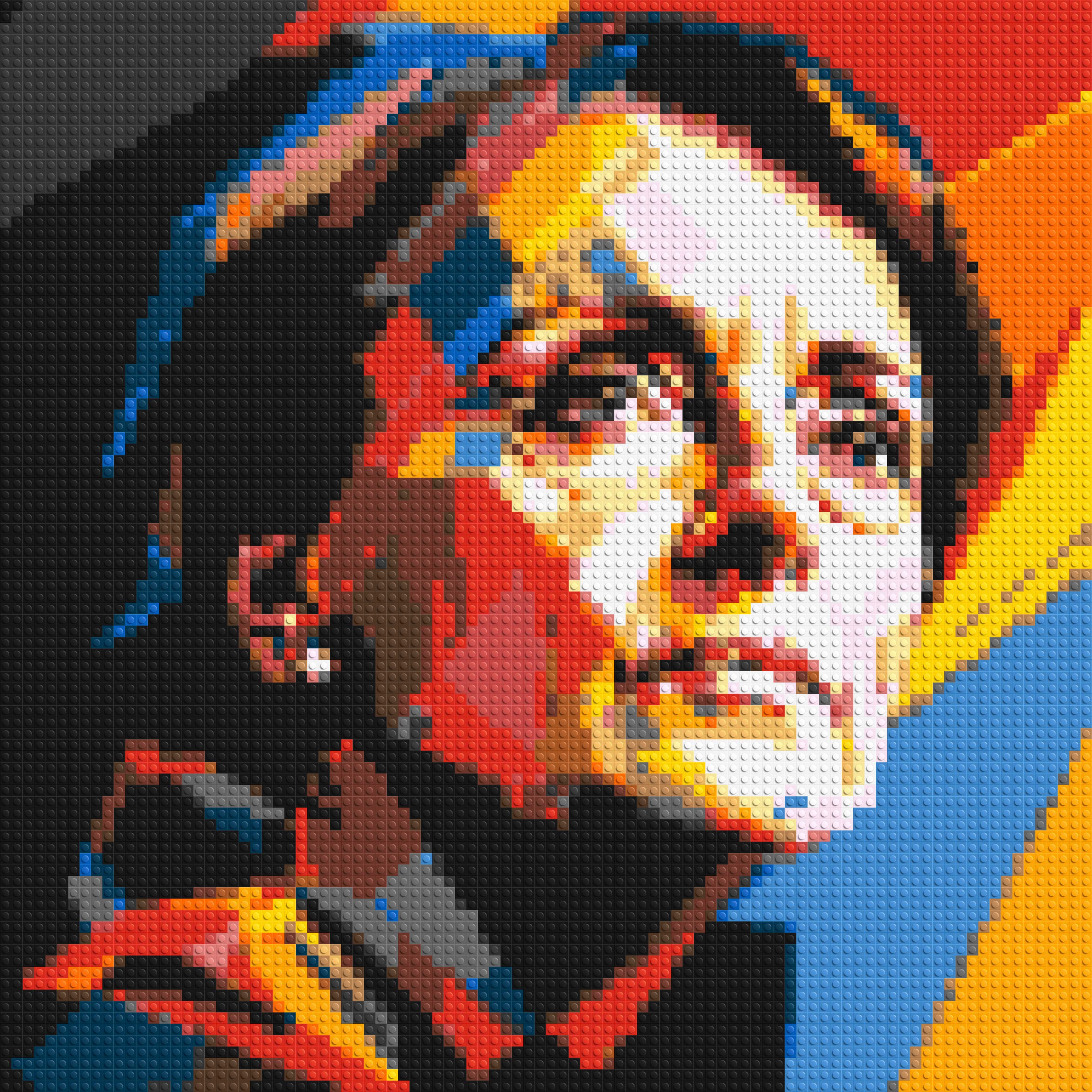 Georgia O'Keeffe - Brick Art Mosaic Kit
