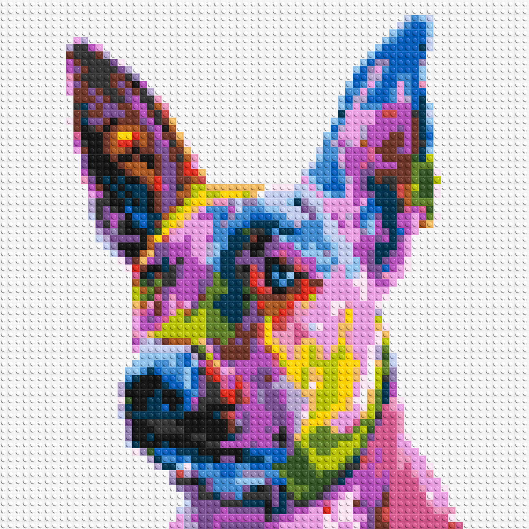 Belgian Malinois Colorful Pop Art - Brick Art Mosaic Kit