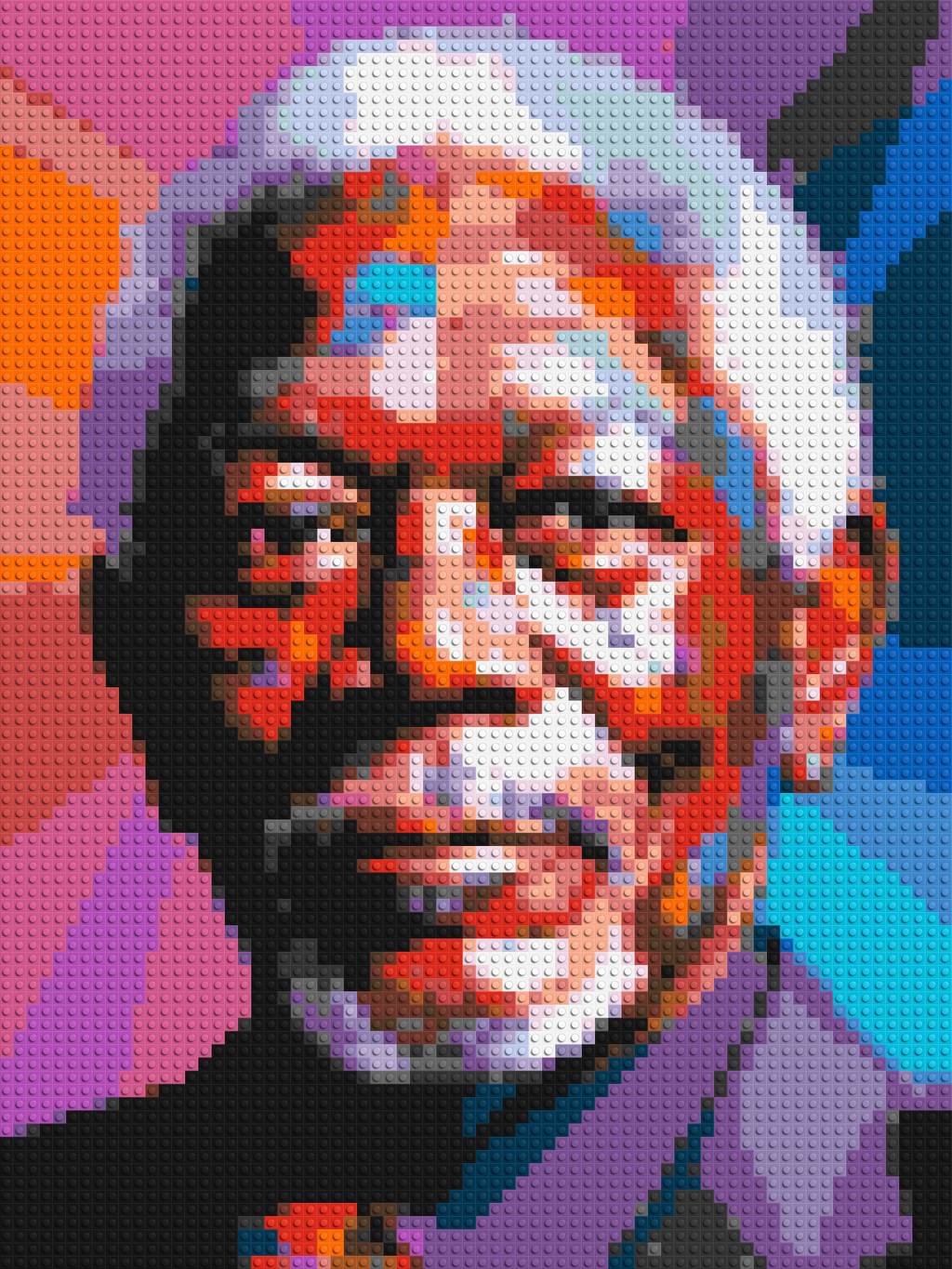 Morgan Freeman - Brick Art Mosaic Kit