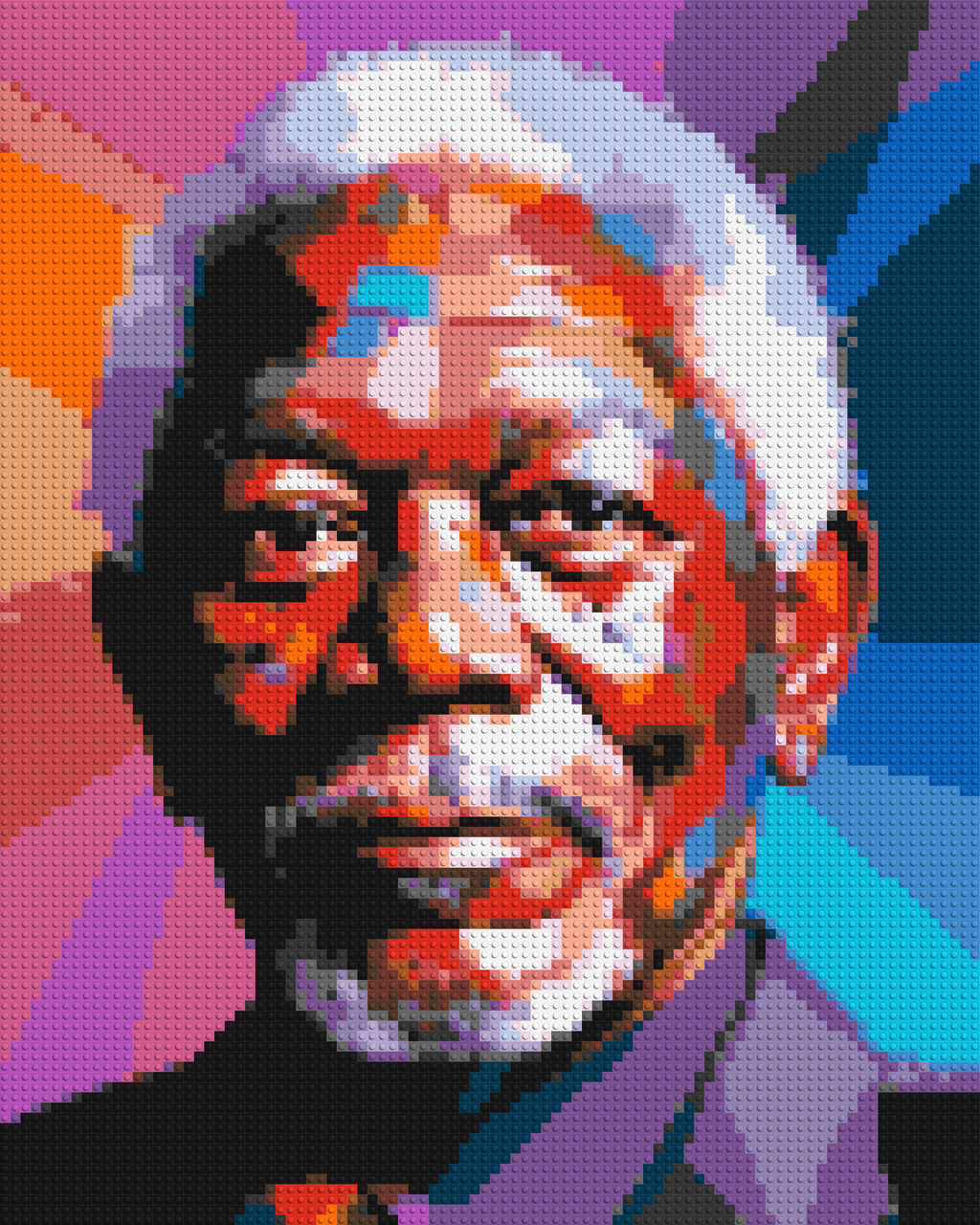 Morgan Freeman - Brick Art Mosaic Kit