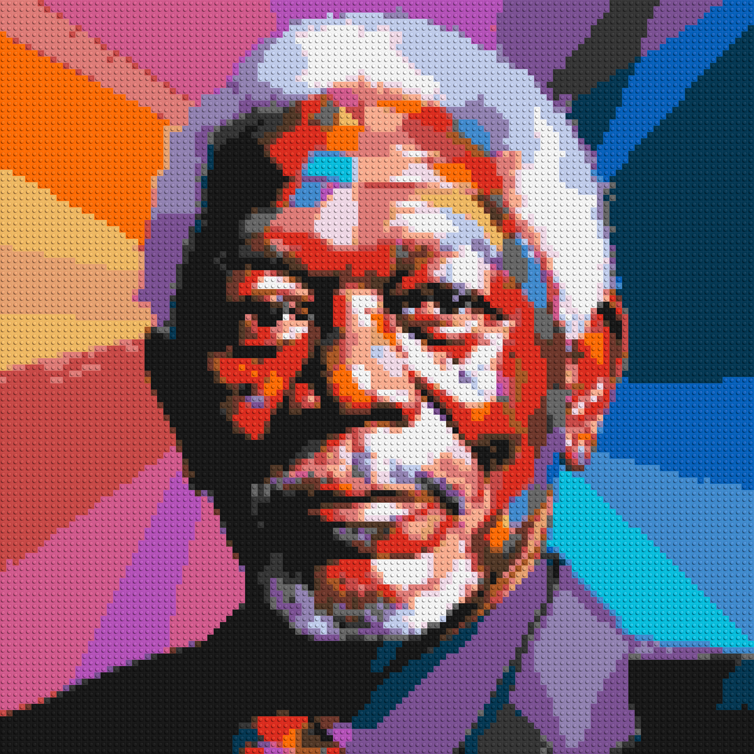 Morgan Freeman - Brick Art Mosaic Kit