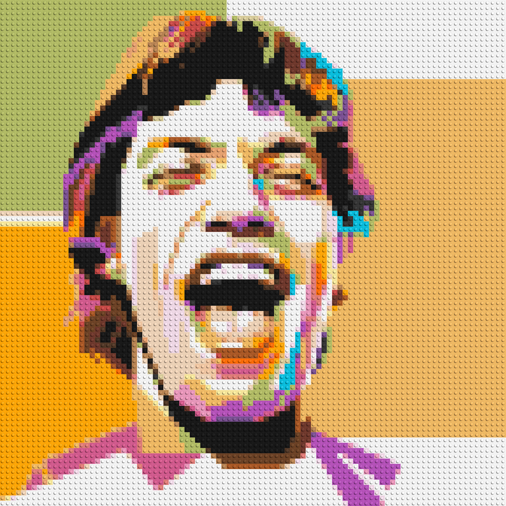 Mick Jagger - Brick Art Mosaic Kit