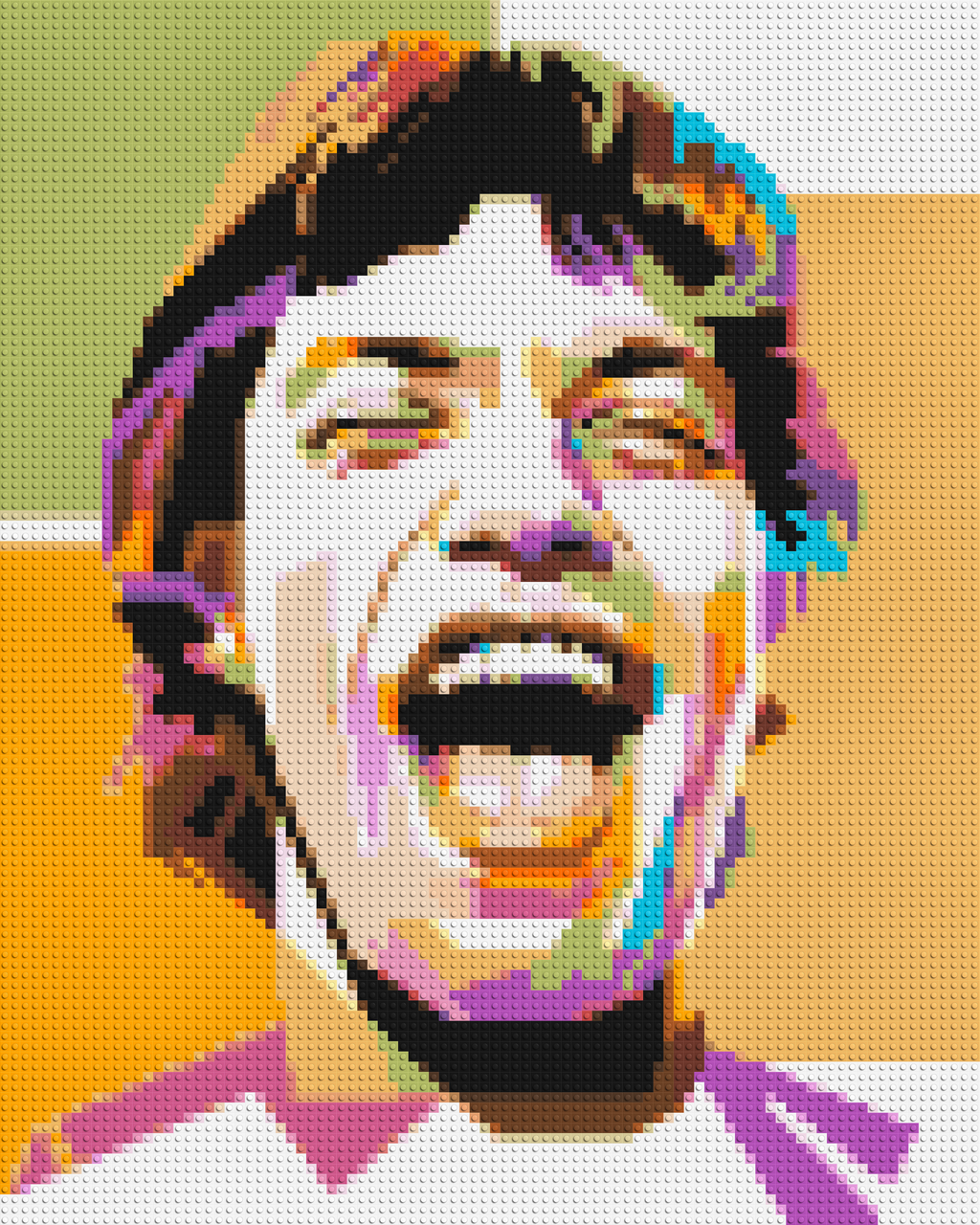 Mick Jagger - Brick Art Mosaic Kit