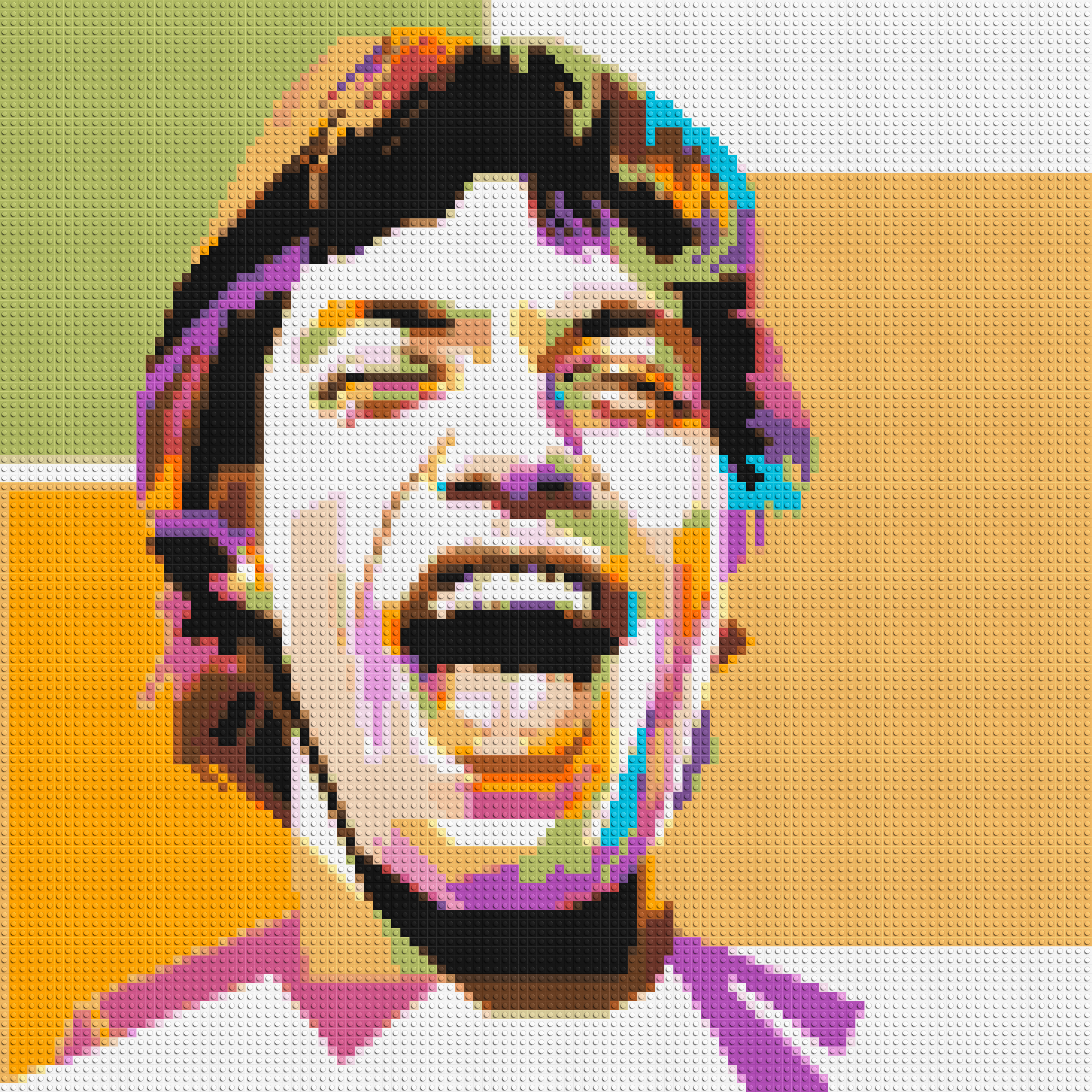 Mick Jagger - Brick Art Mosaic Kit