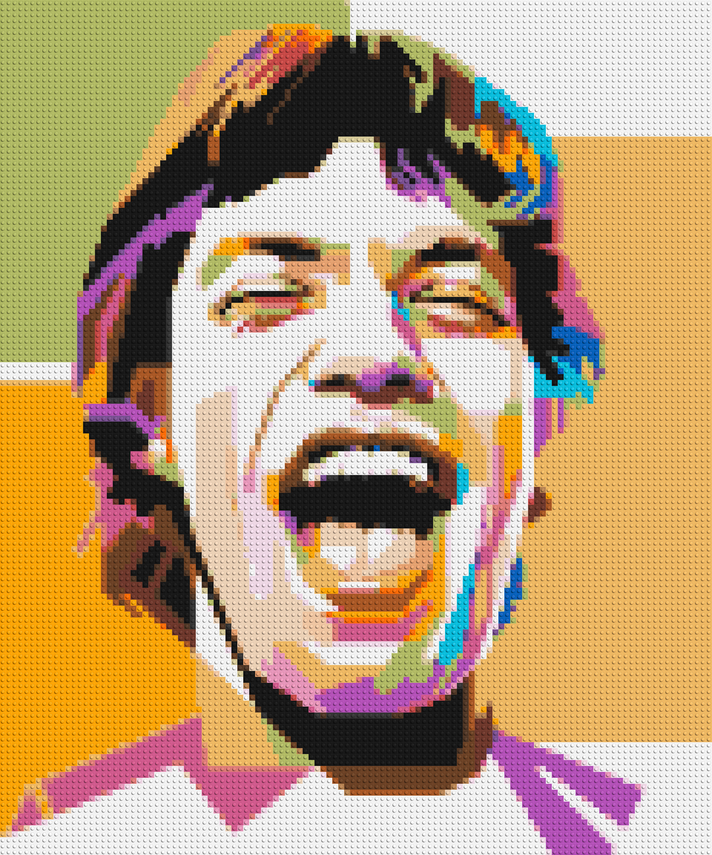 Mick Jagger - Brick Art Mosaic Kit