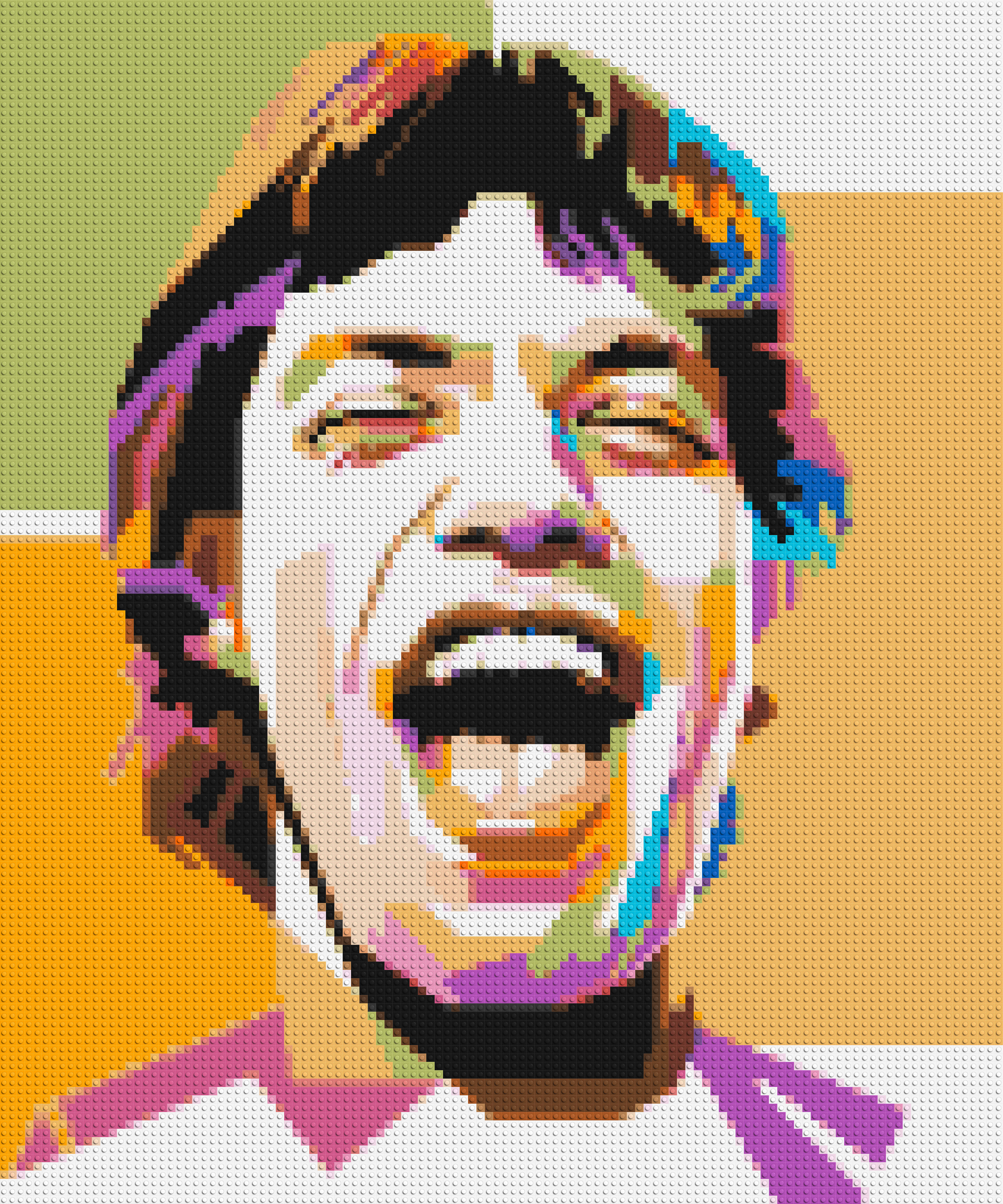 Mick Jagger - Brick Art Mosaic Kit