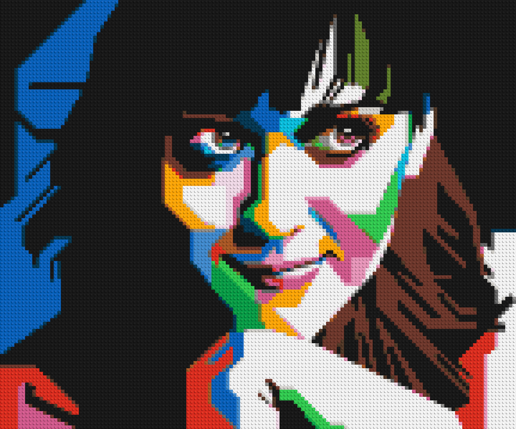 Katy Perry - Brick Art Mosaic Kit
