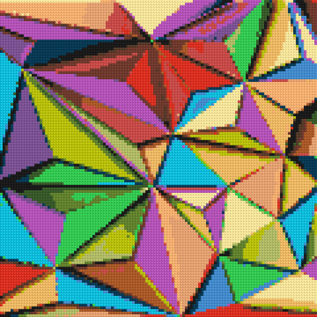 Abstract Pattern #9 - Brick Art Mosaic Kit