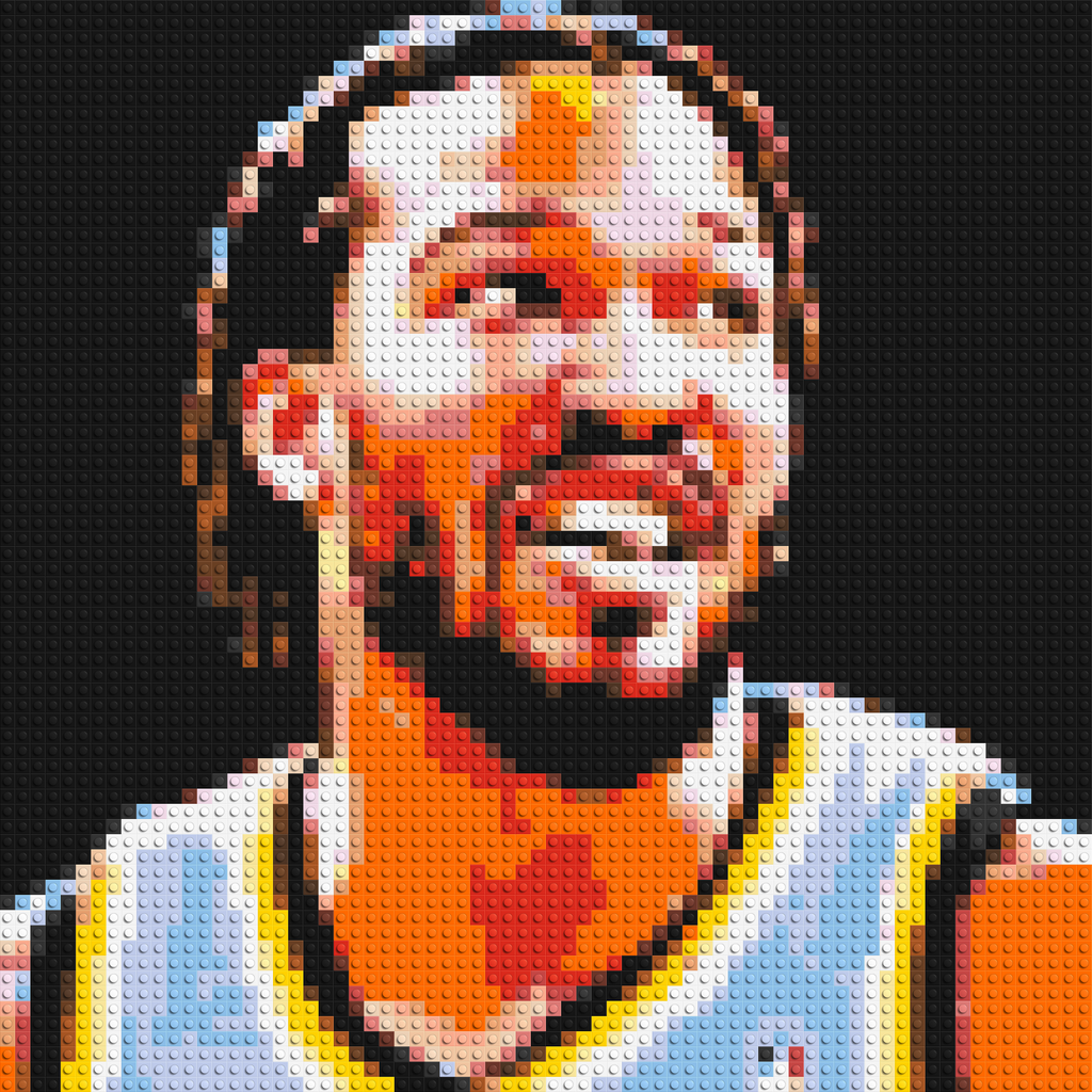 Jalen Brunson - Brick Art Mosaic Kit