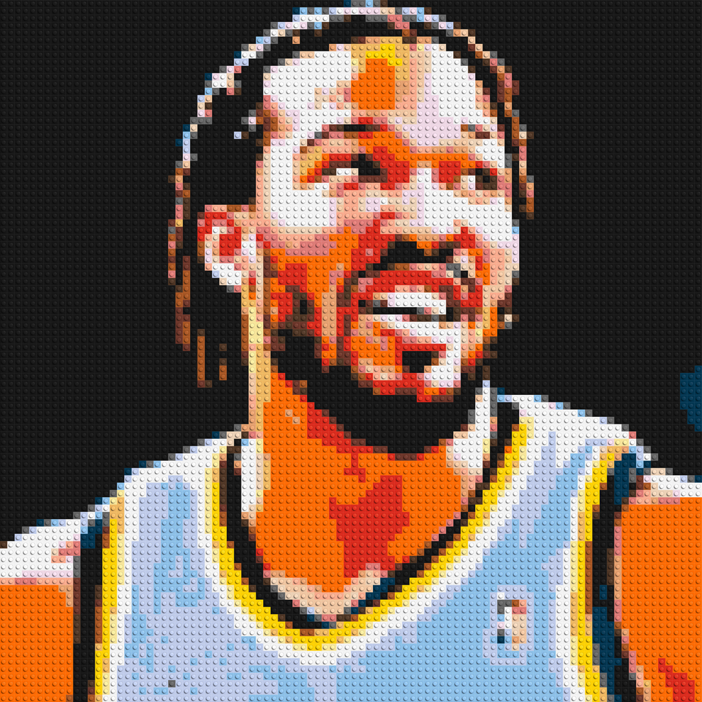 Jalen Brunson - Brick Art Mosaic Kit