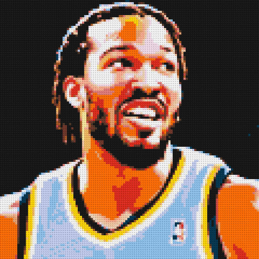 Jalen Brunson - Brick Art Mosaic Kit