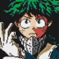 Izuku Midoriya Pixel Art - Brick Art Mosaic Kit