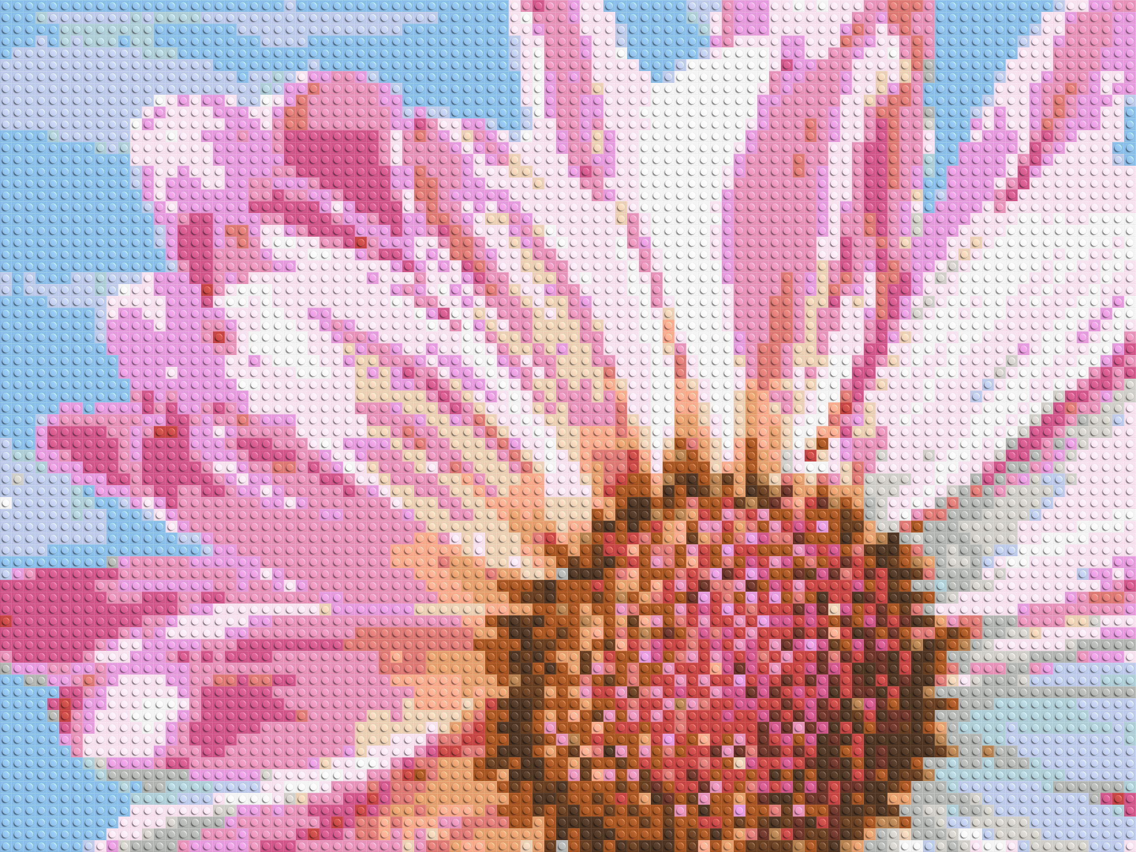 Pink Daisy - Brick Art Mosaic Kit