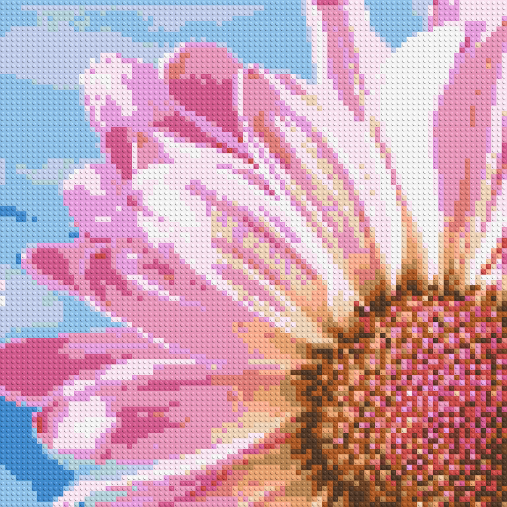 Pink Daisy - Brick Art Mosaic Kit