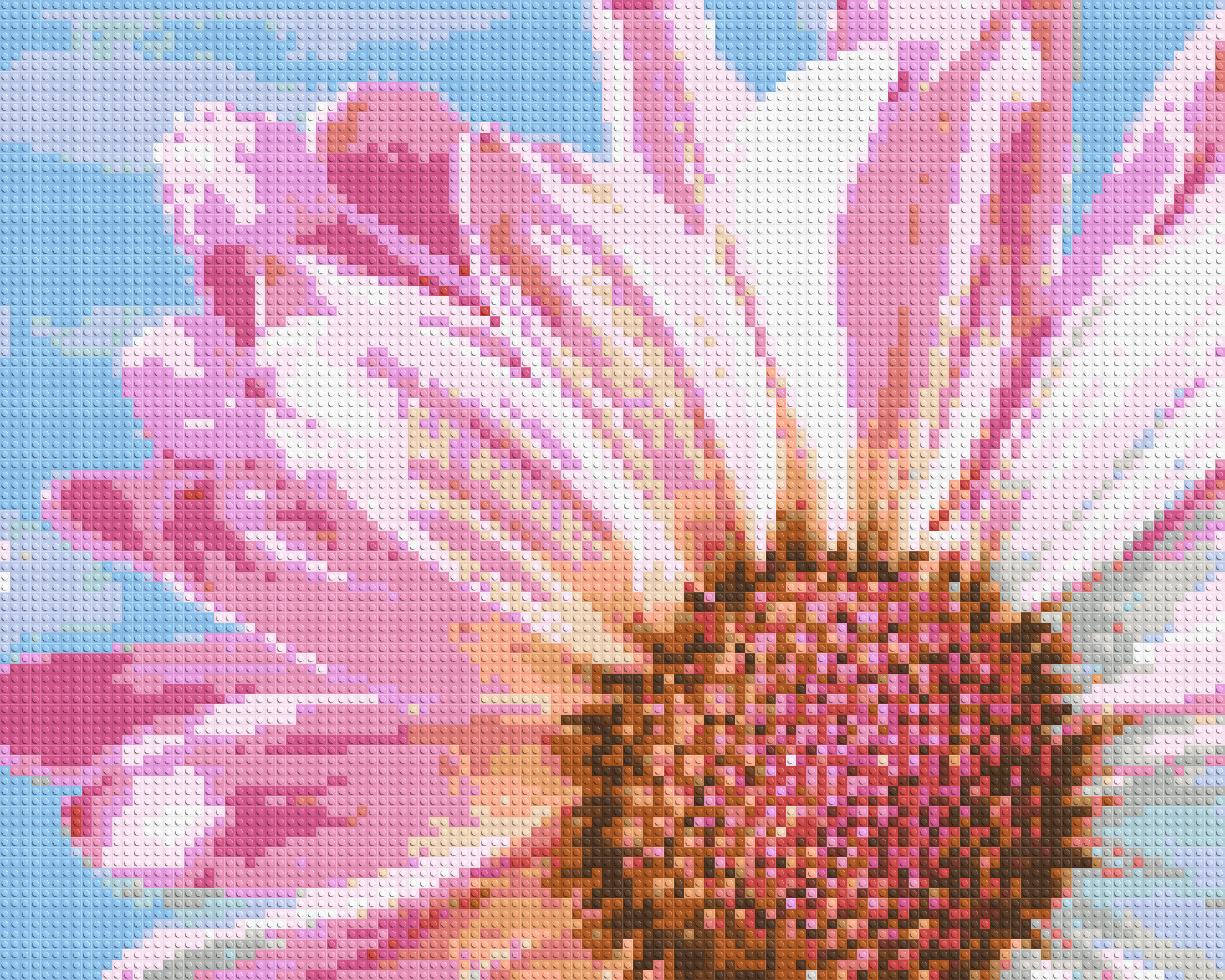 Pink Daisy - Brick Art Mosaic Kit