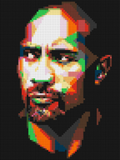 The Rock - Brick Art Mosaic Kit
