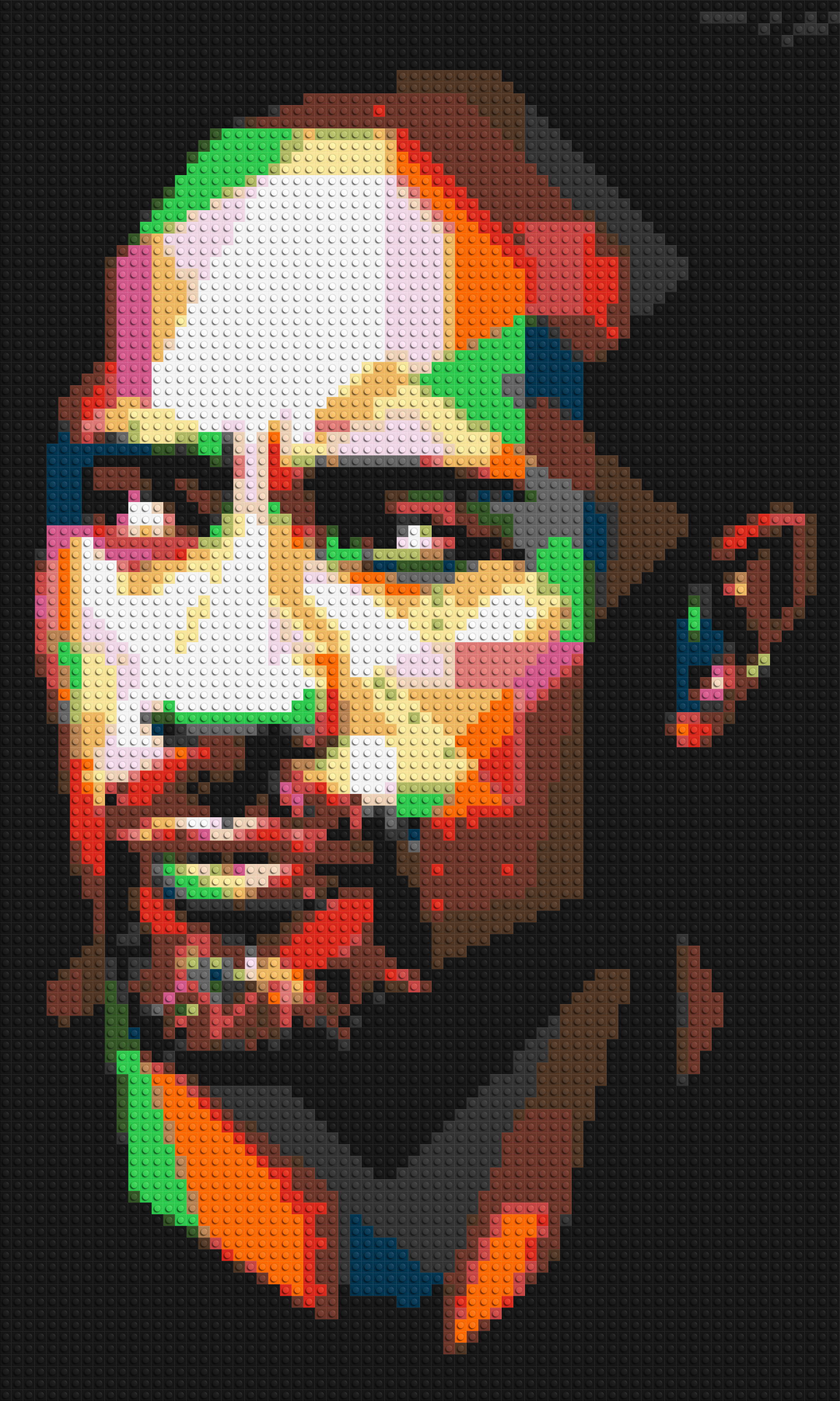 The Rock - Brick Art Mosaic Kit