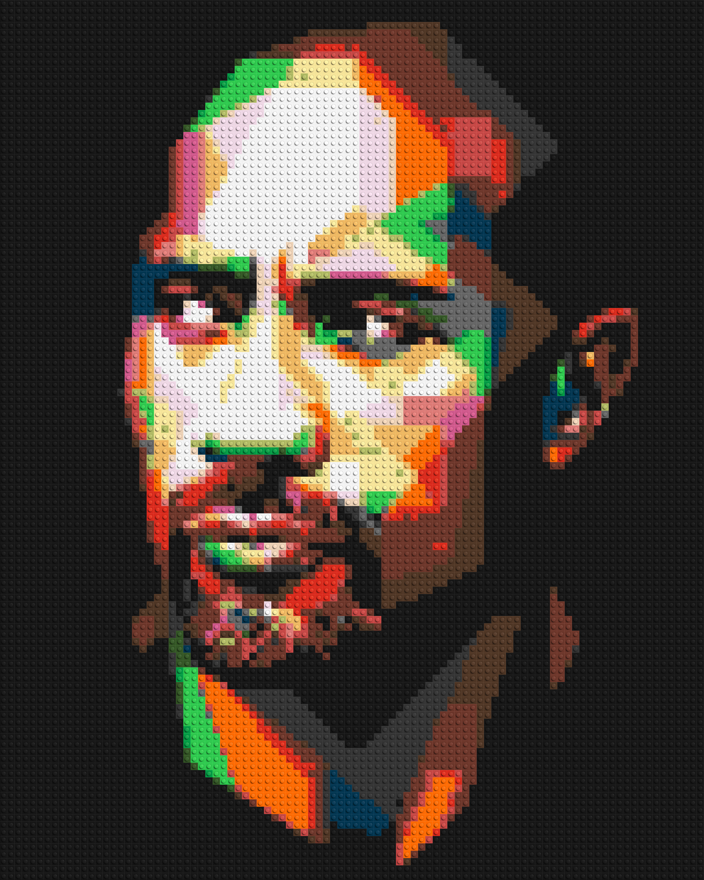 The Rock - Brick Art Mosaic Kit