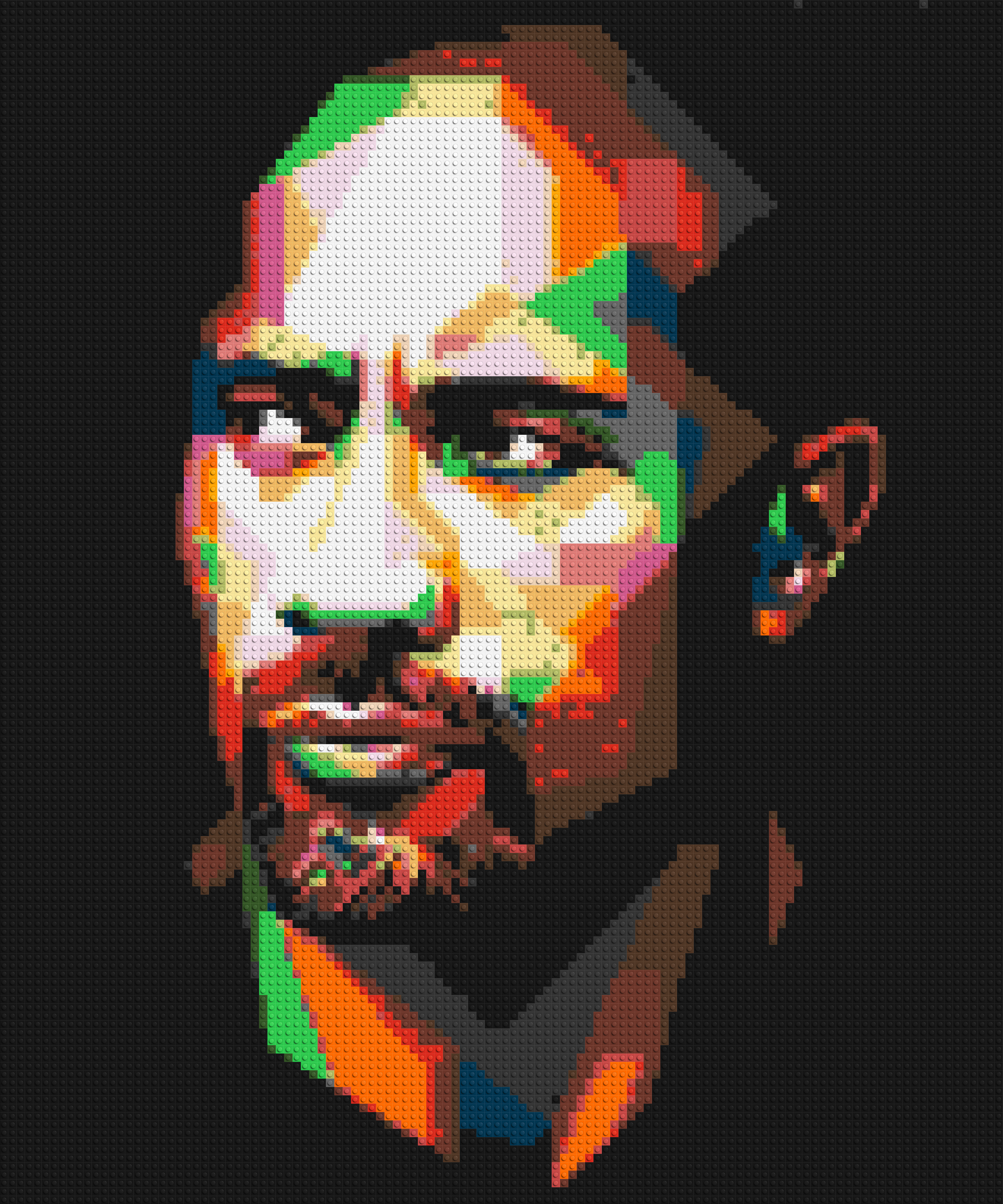 The Rock - Brick Art Mosaic Kit