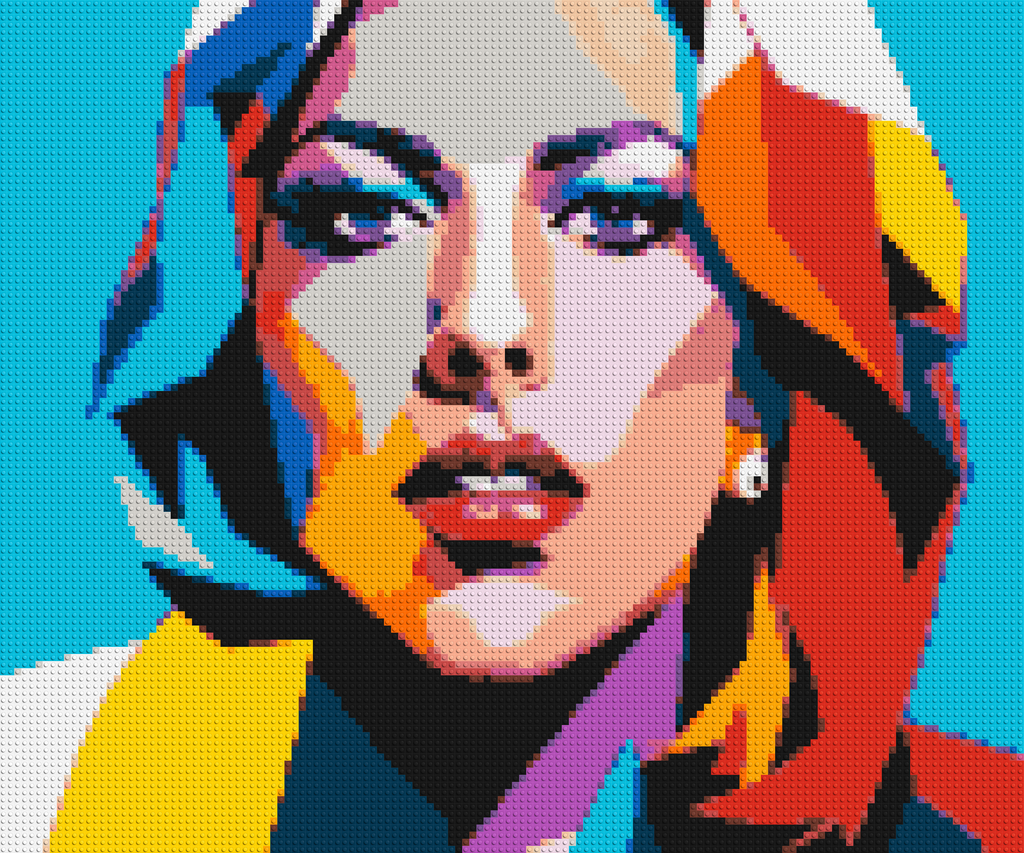 Lady Gaga - Brick Art Mosaic Kit
