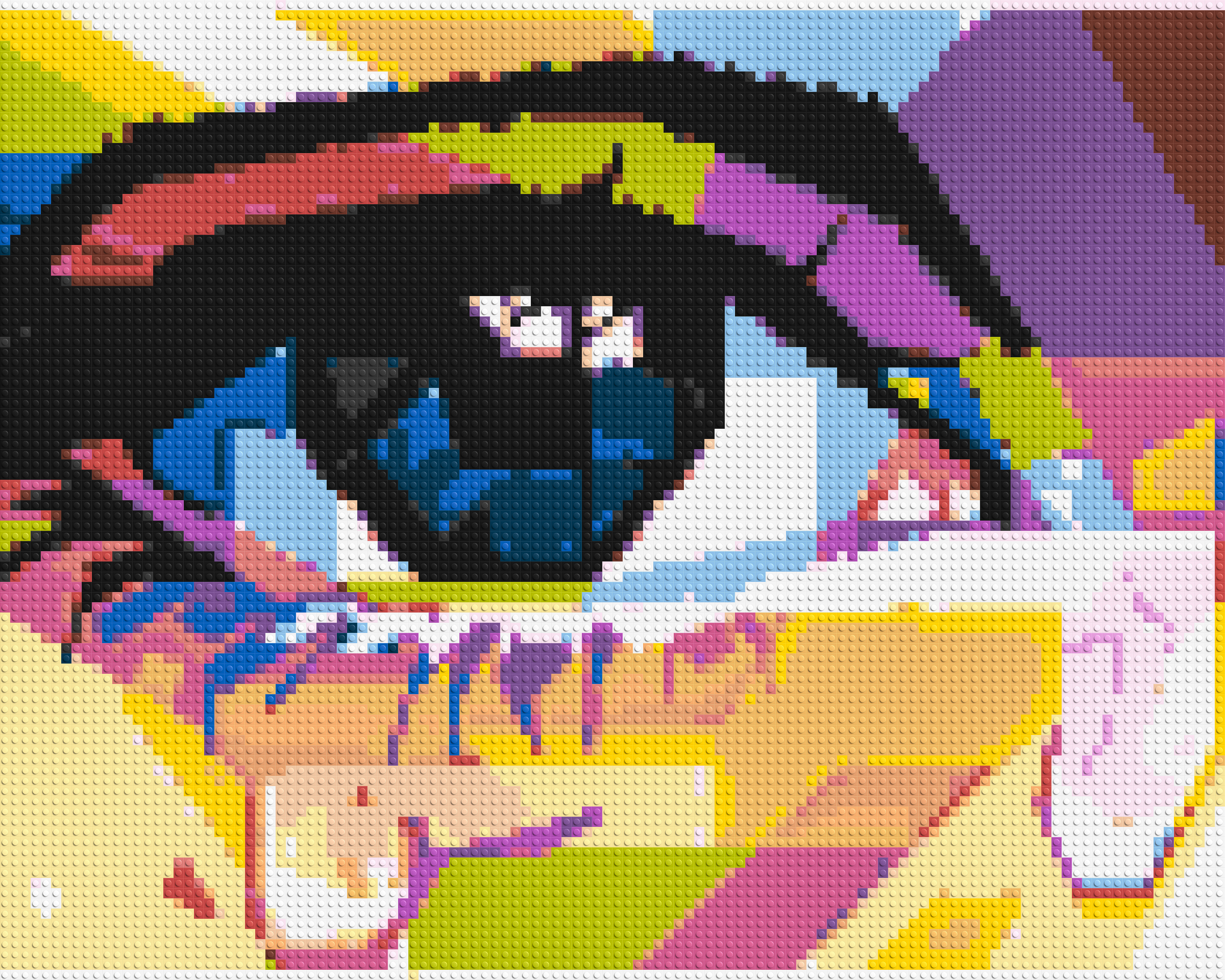 Crying Eye - Brick Art Mosaic Kit