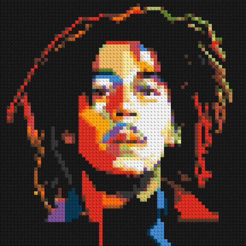 Bob Marley - Brick Art Mosaic Kit