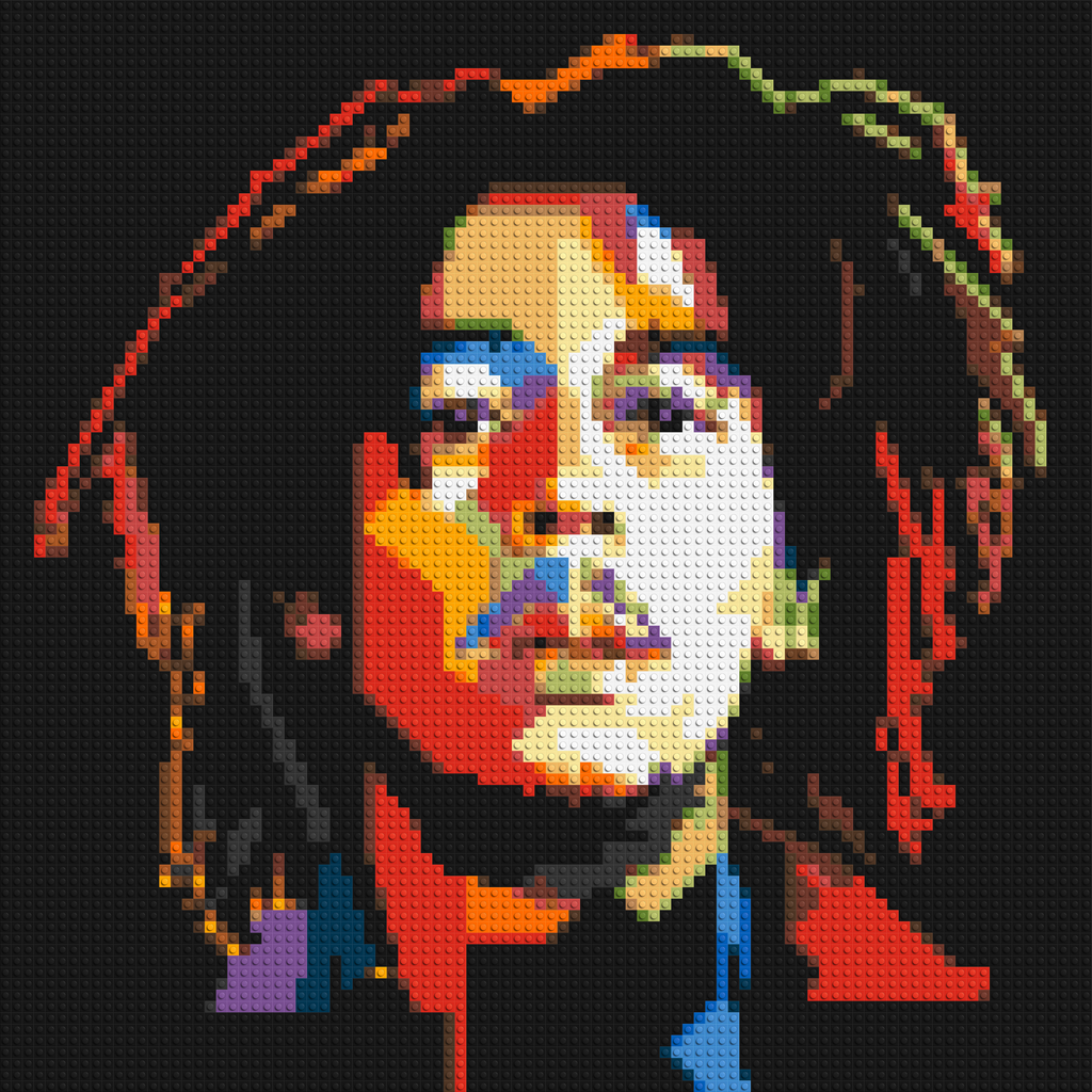 Bob Marley - Brick Art Mosaic Kit