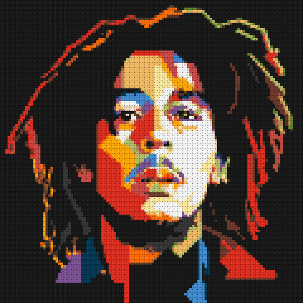 Bob Marley - Brick Art Mosaic Kit