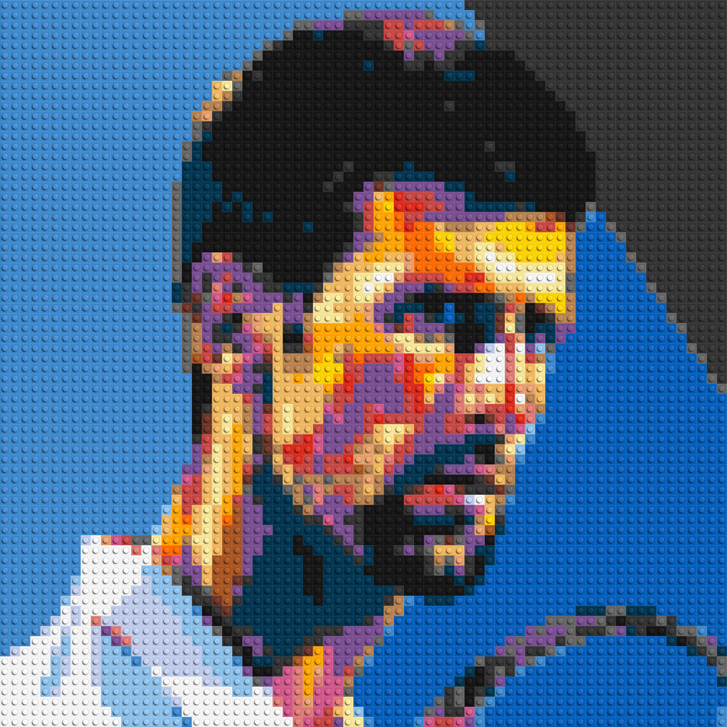 Novak Djokovic - Brick Art Mosaic Kit