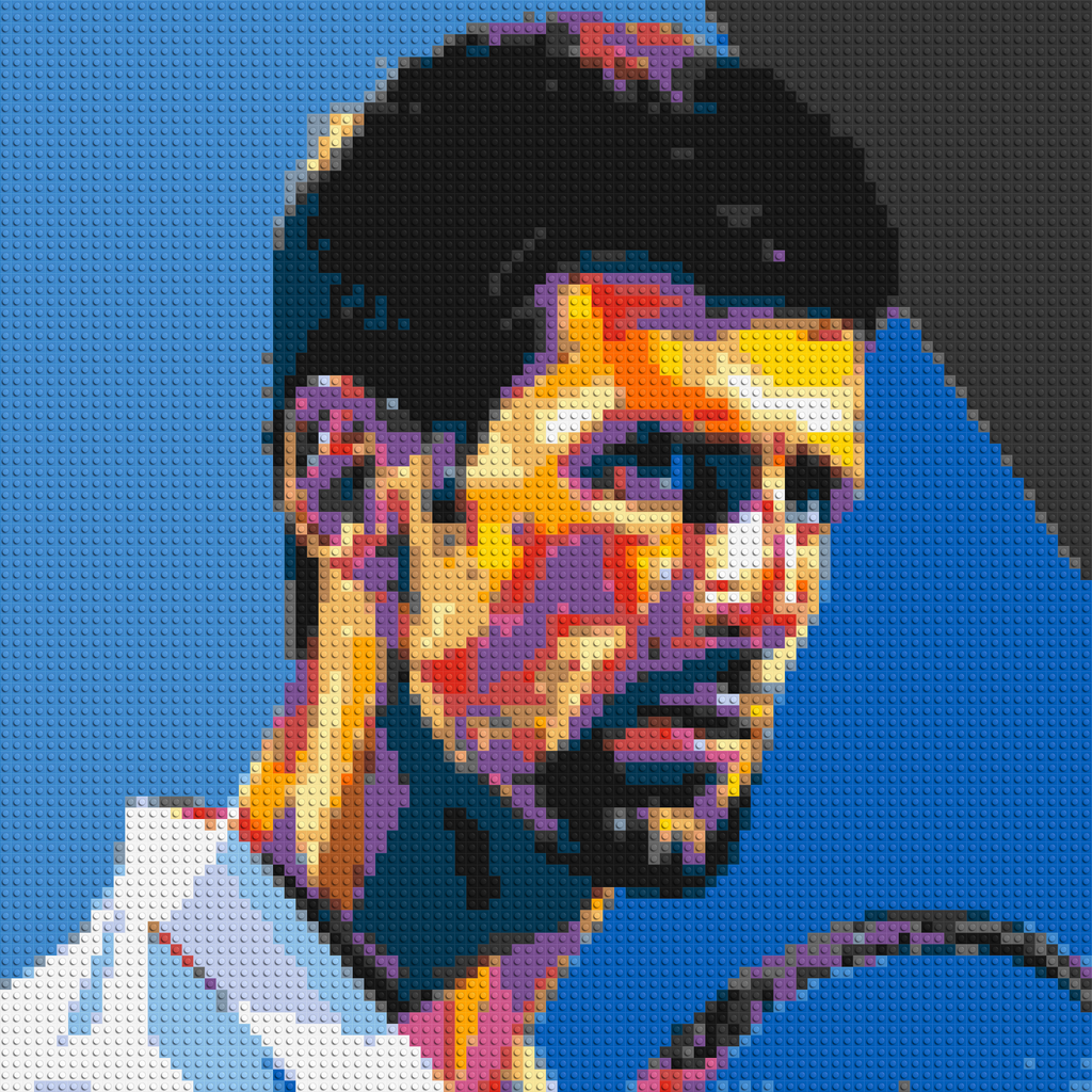 Novak Djokovic - Brick Art Mosaic Kit