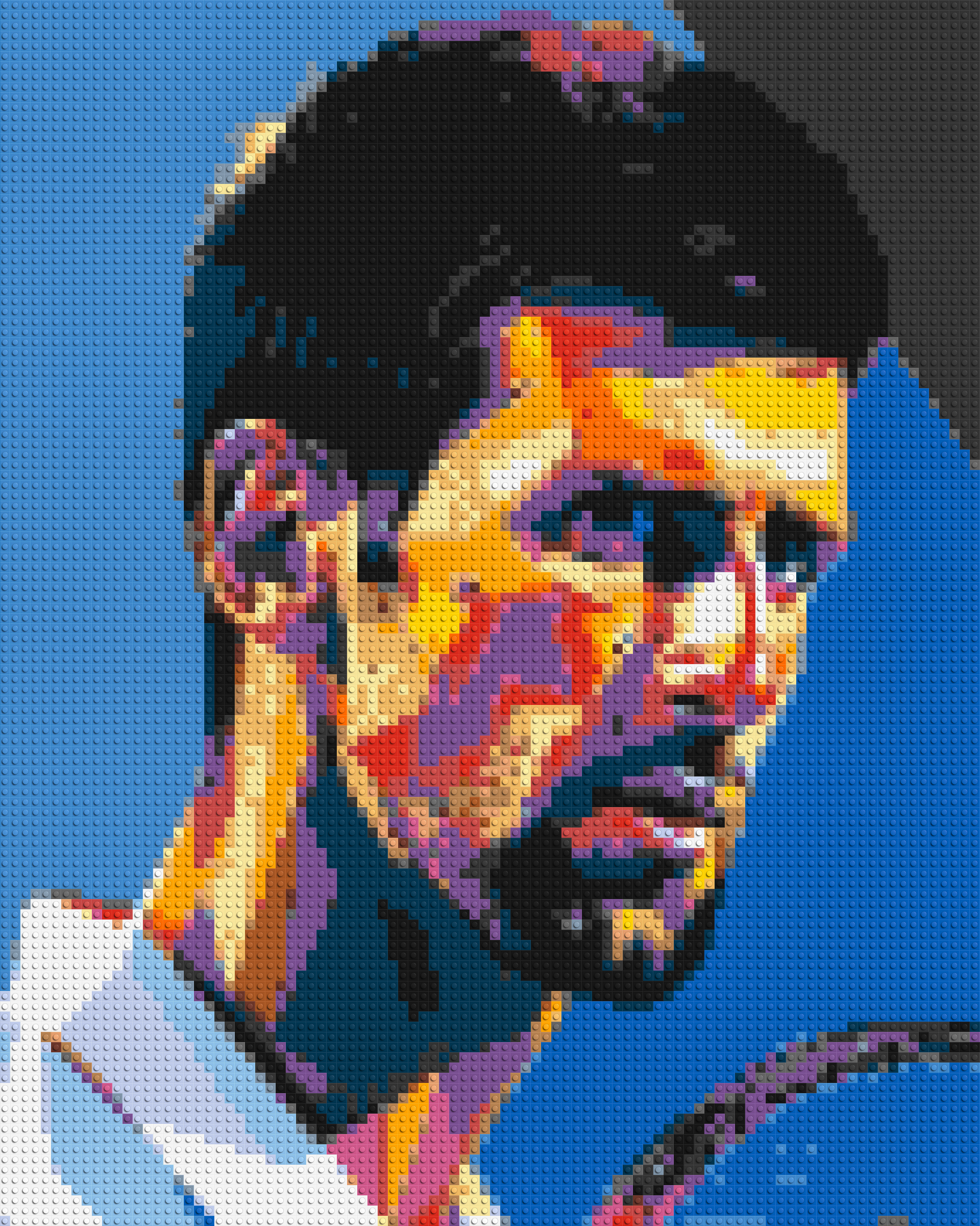 Novak Djokovic - Brick Art Mosaic Kit