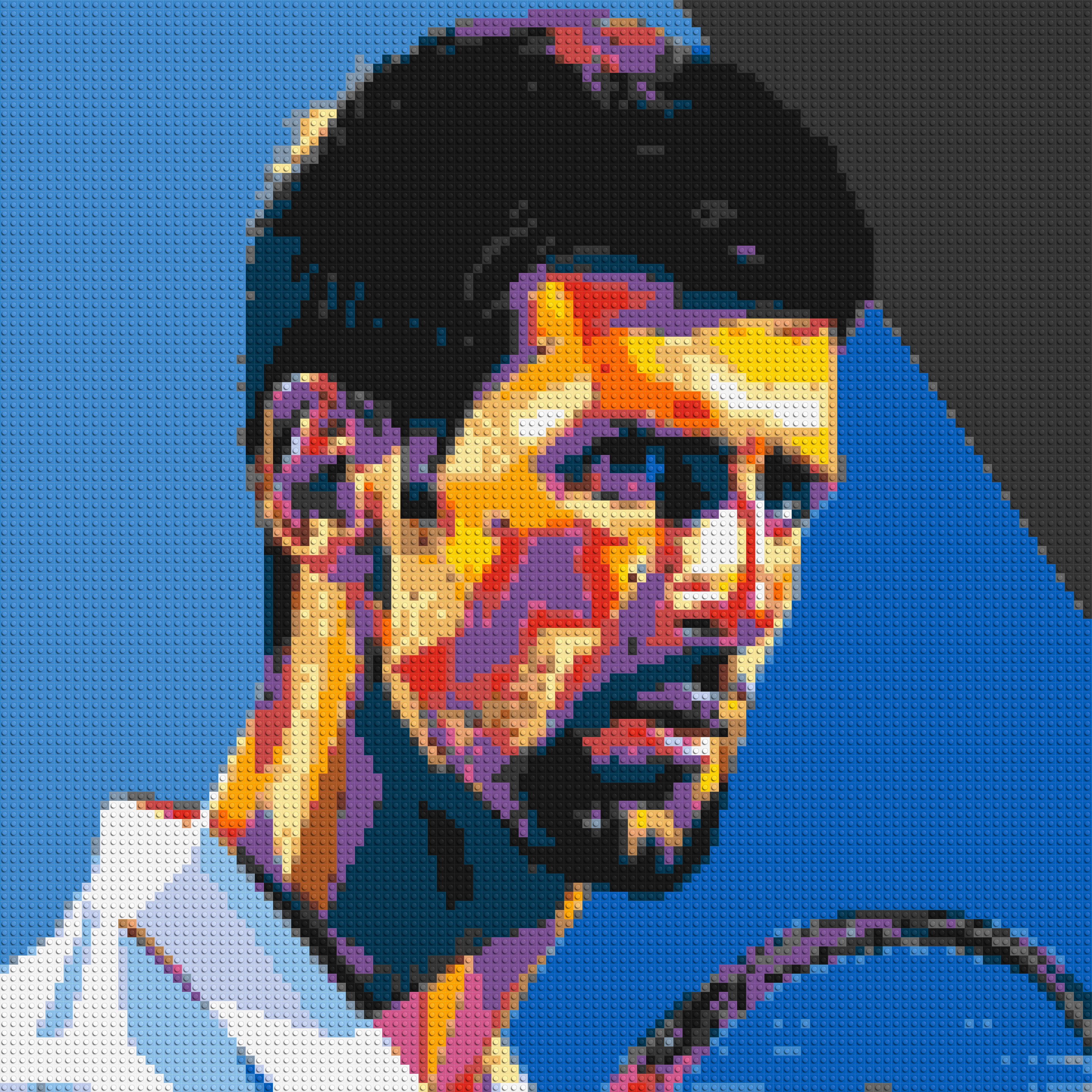 Novak Djokovic - Brick Art Mosaic Kit