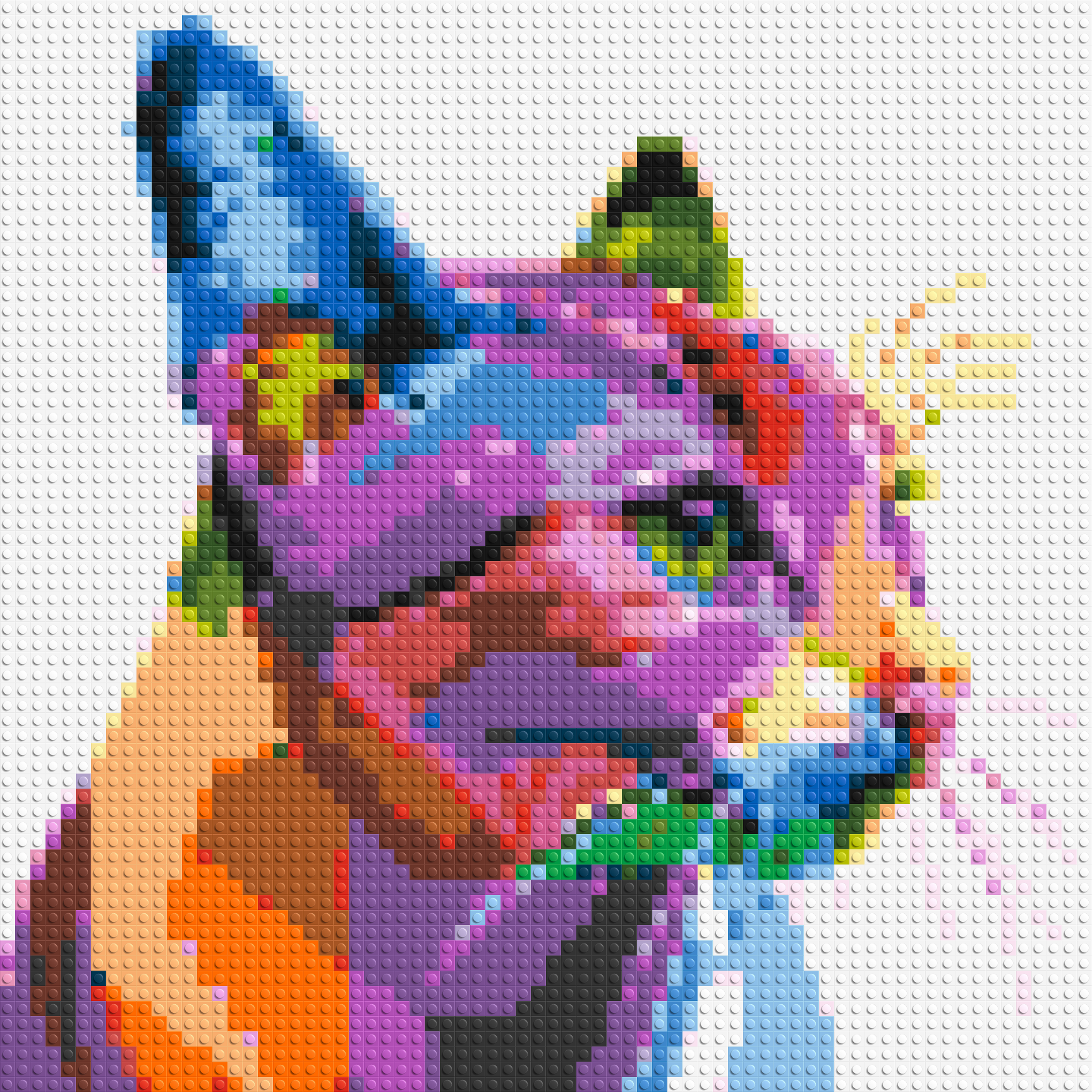 Cat #1 Colorful Pop Art - Brick Art Mosaic Kit