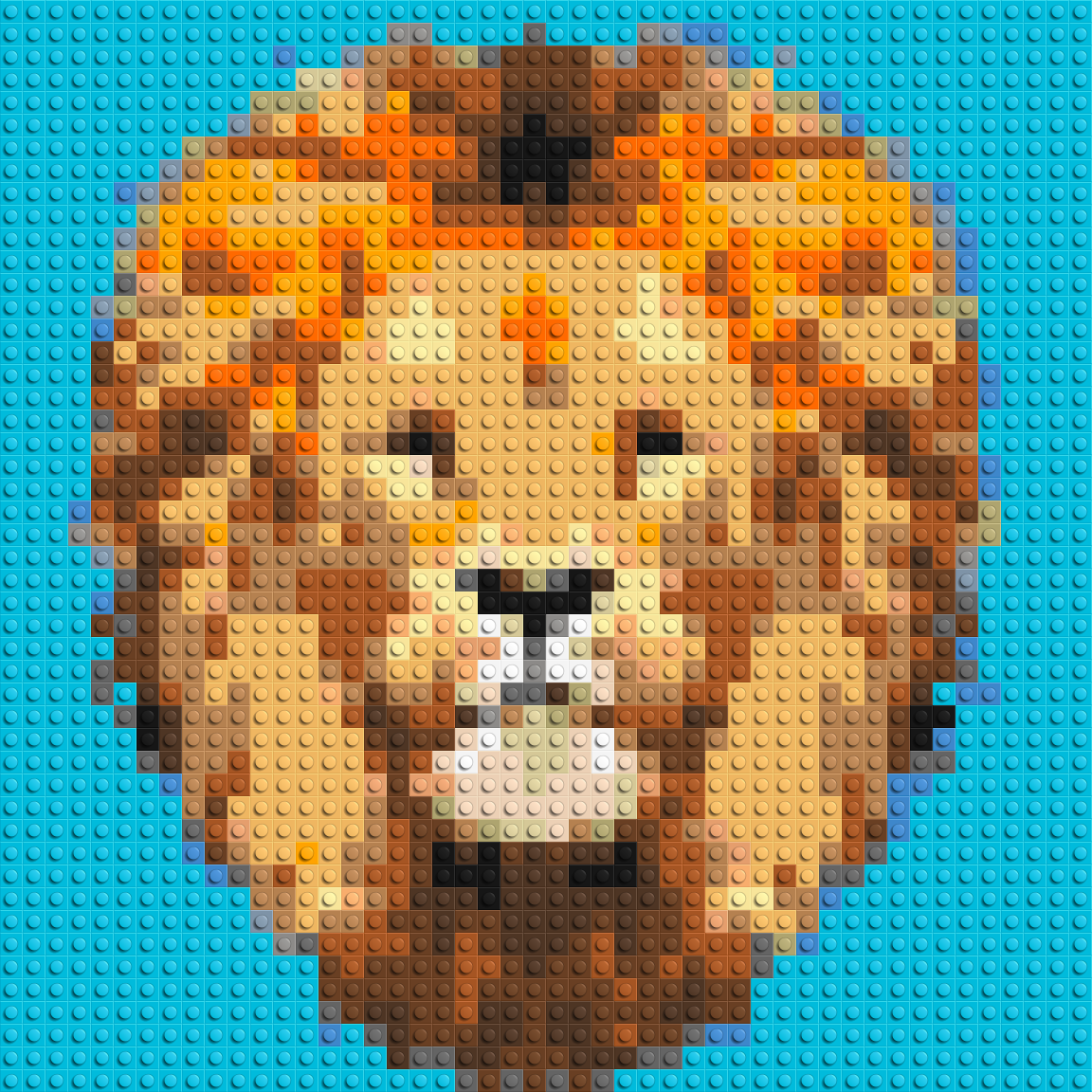 Lion King Pop Art - Brick Art Mosaic Kit