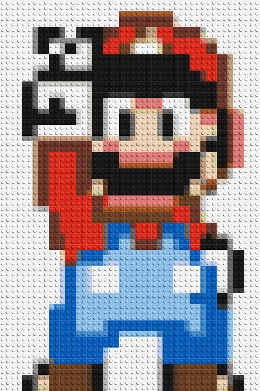Mario Pixel Art - Brick Art Mosaic Kit