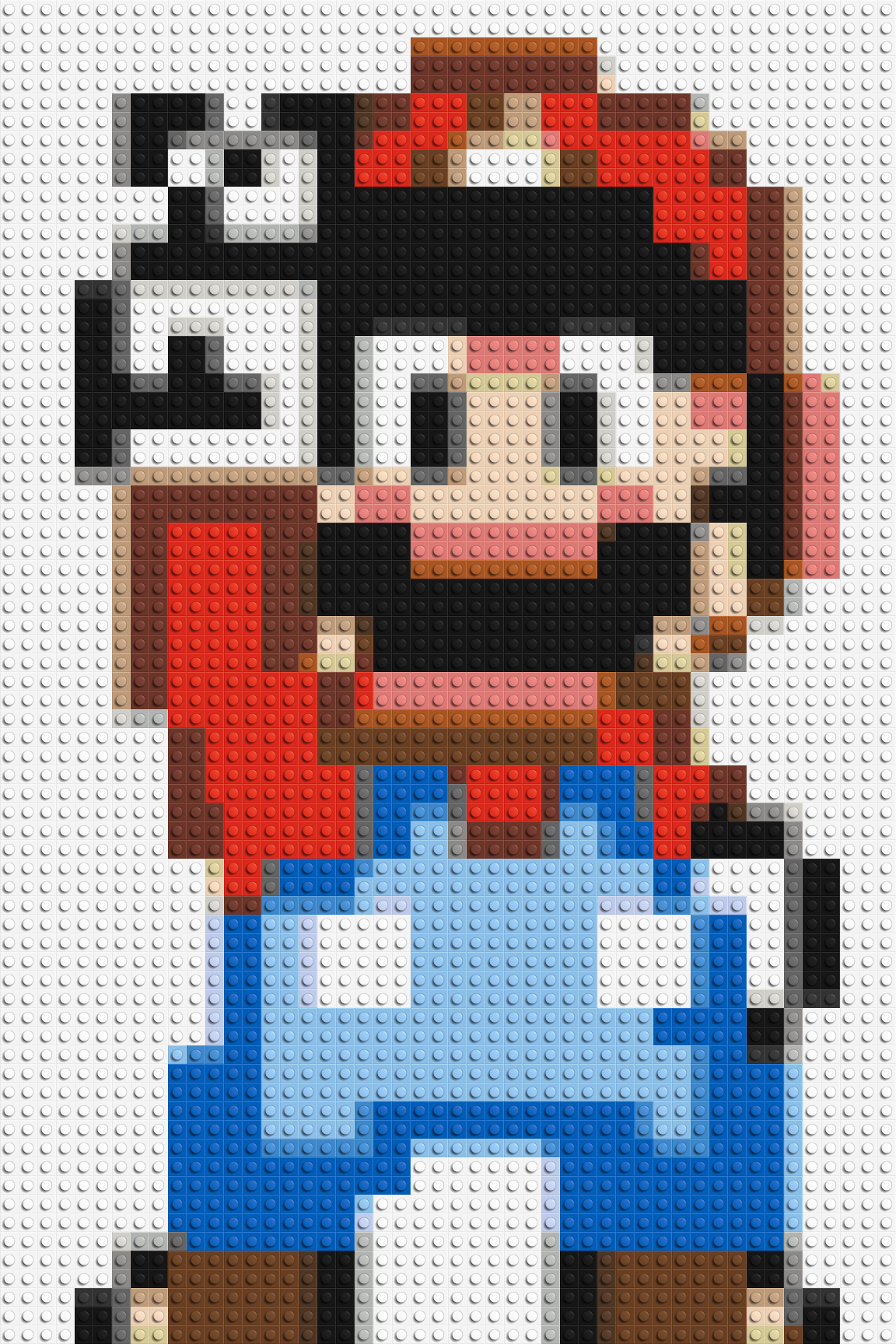 Mario Pixel Art - Brick Art Mosaic Kit