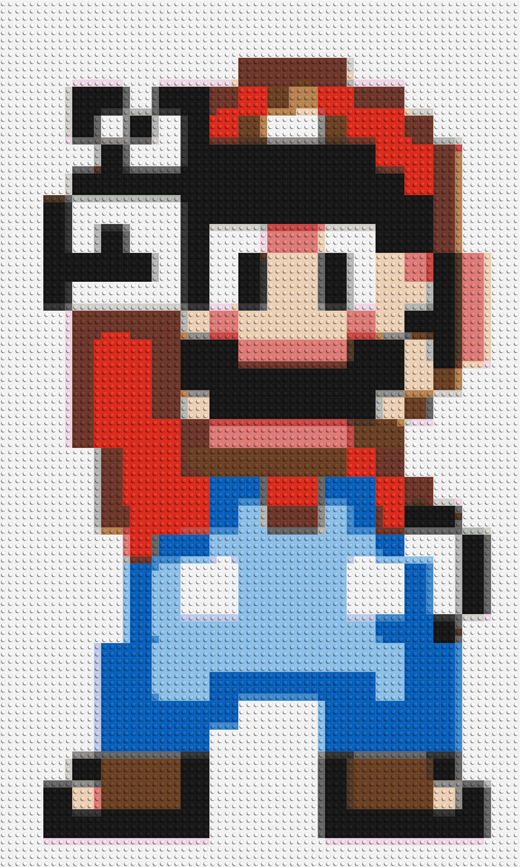 Mario Pixel Art - Brick Art Mosaic Kit