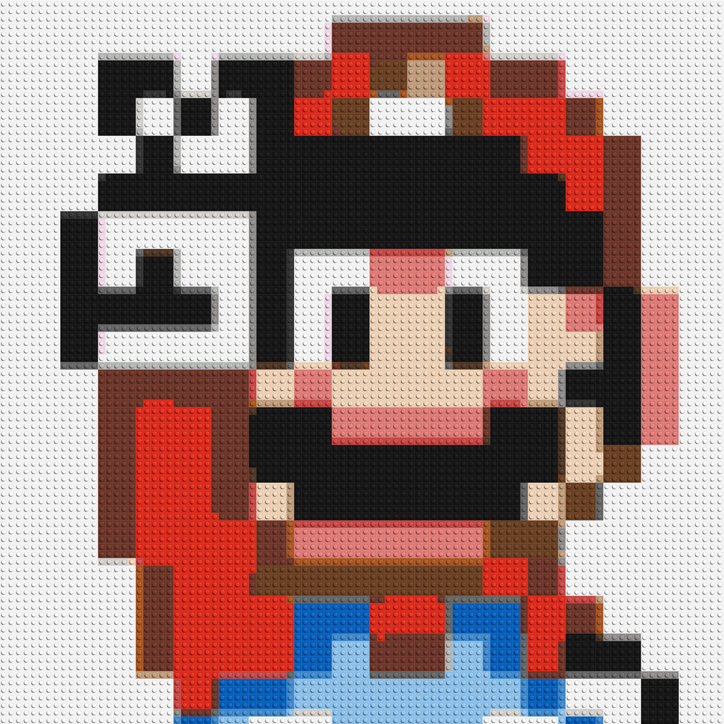 Mario Pixel Art - Brick Art Mosaic Kit