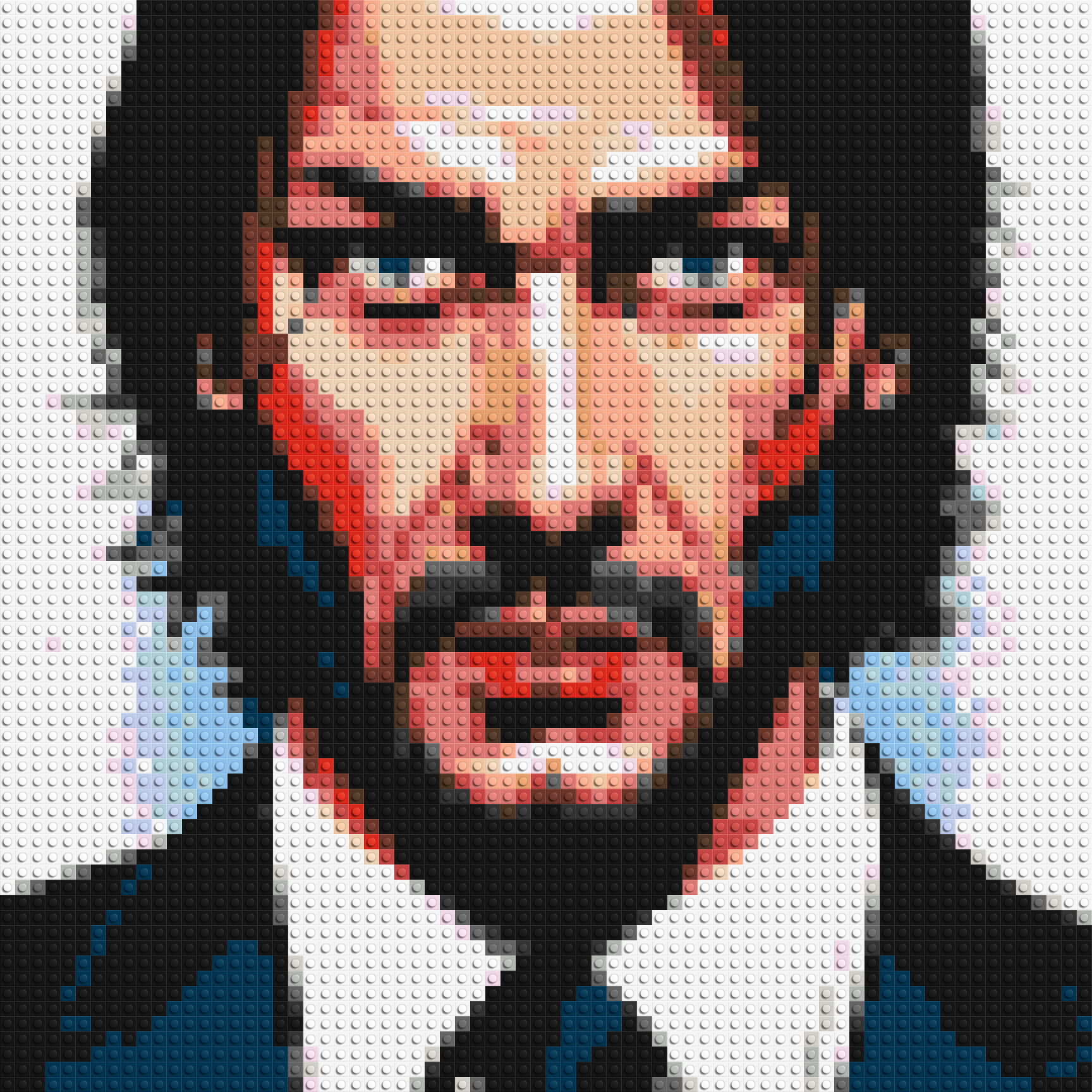 Keanu Reeves as John Wick - Brick Art Mosaic Kit