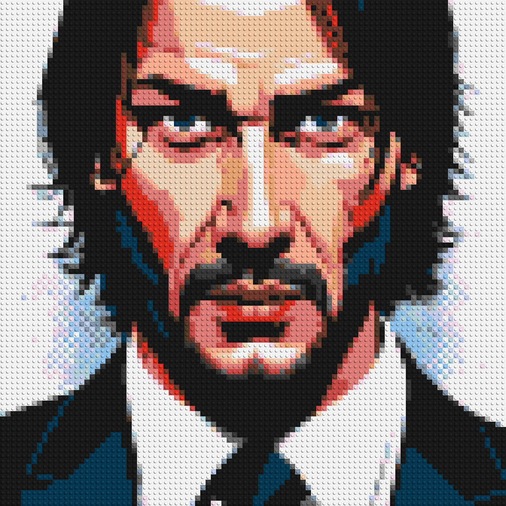 Keanu Reeves as John Wick - Brick Art Mosaic Kit