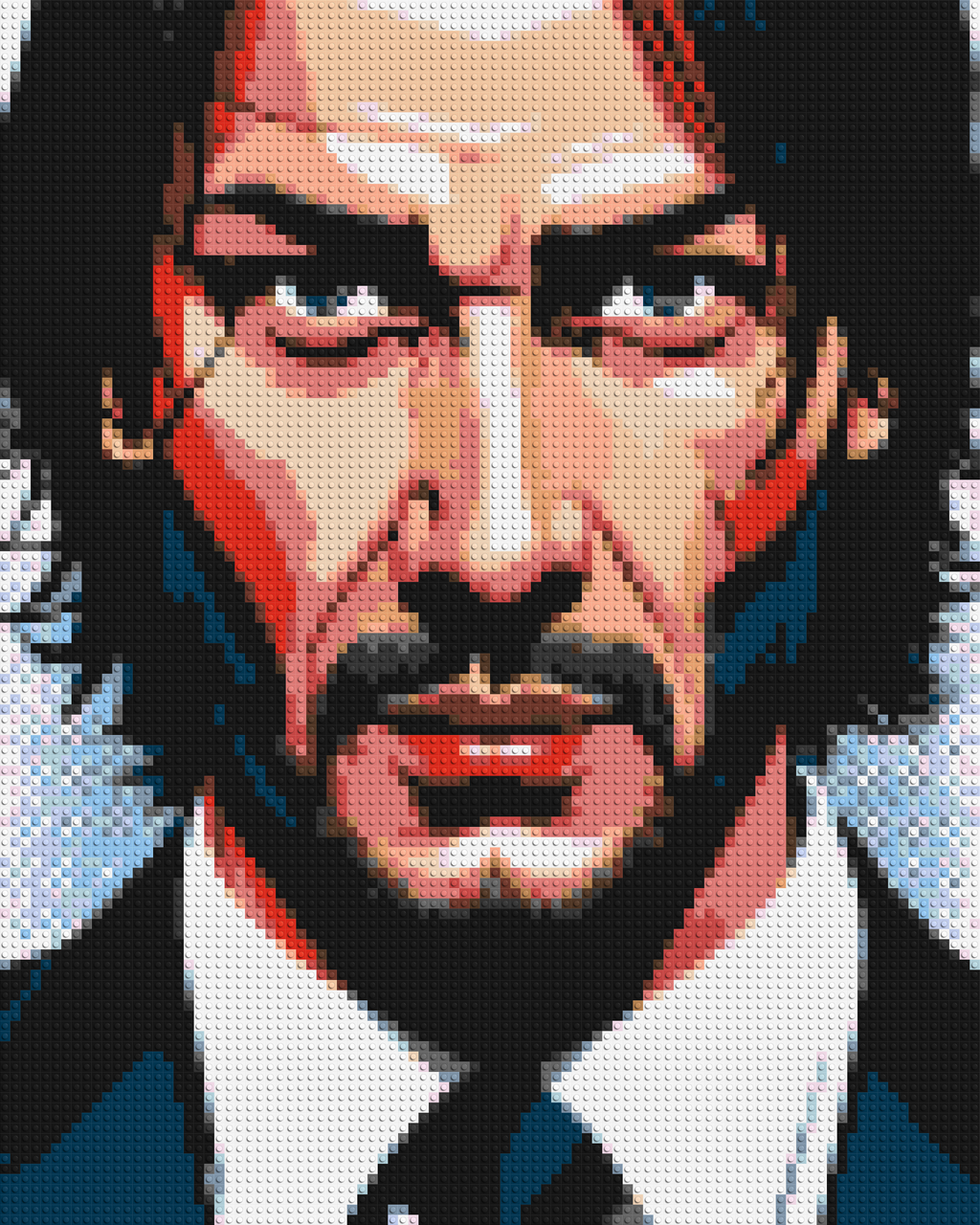 Keanu Reeves as John Wick - Brick Art Mosaic Kit
